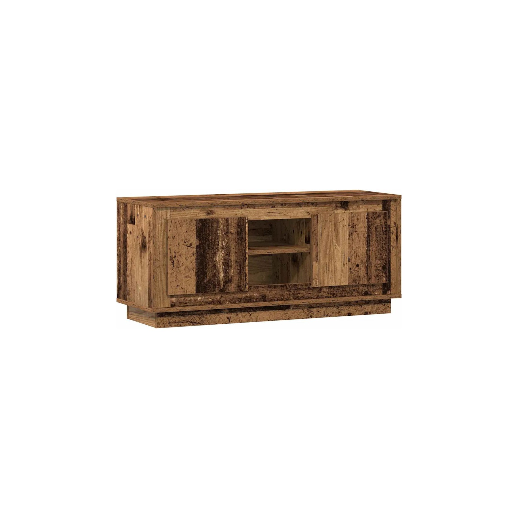 Meuble TV HELLOSHOP26 Meuble TV rectangulaire rustique joli ra