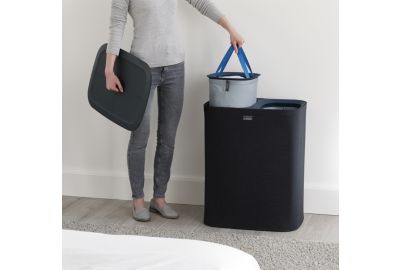 Panier à linge JOSEPH JOSEPH 90 litres noir