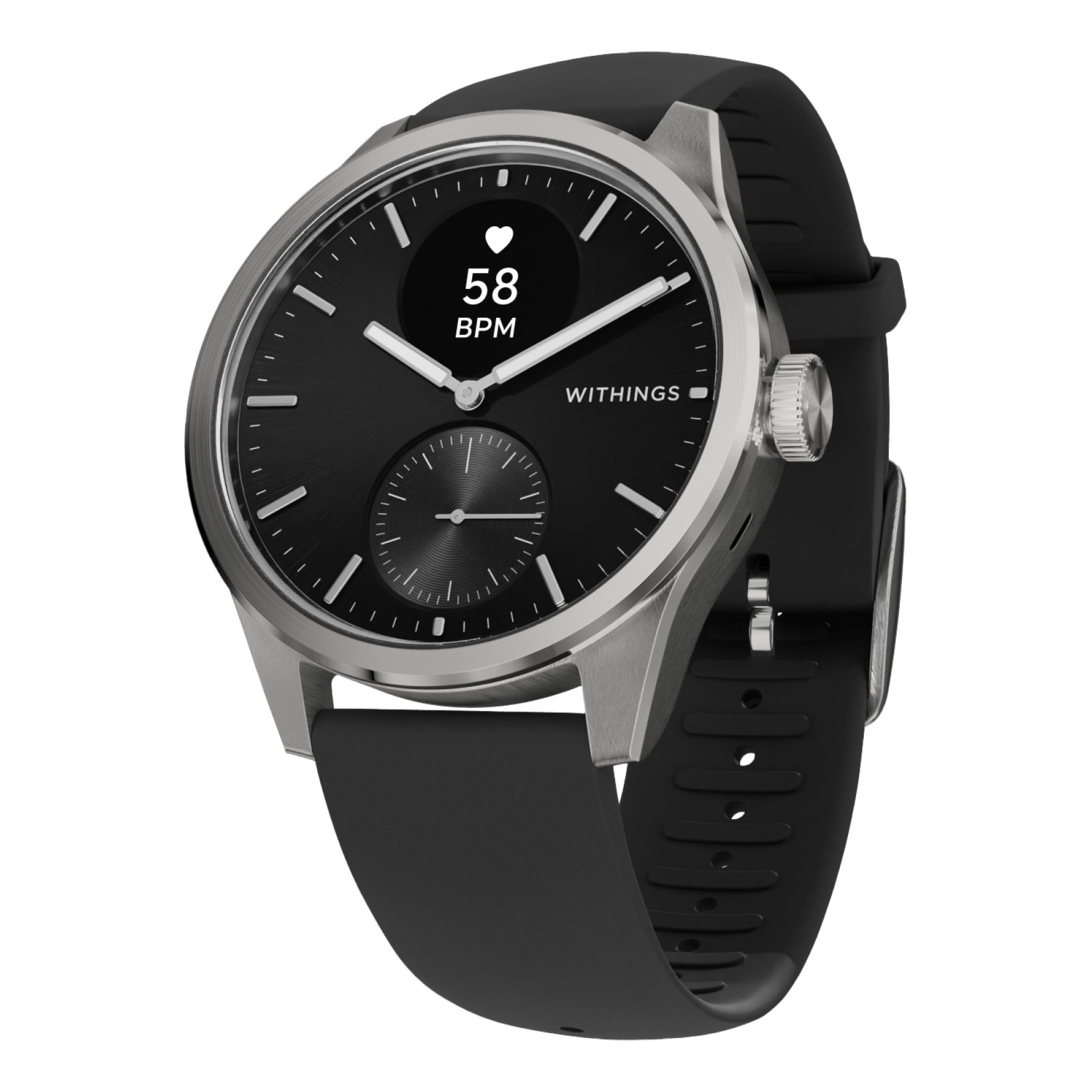 Montre santé WITHINGS Scanwatch 2 - 42mm Noire