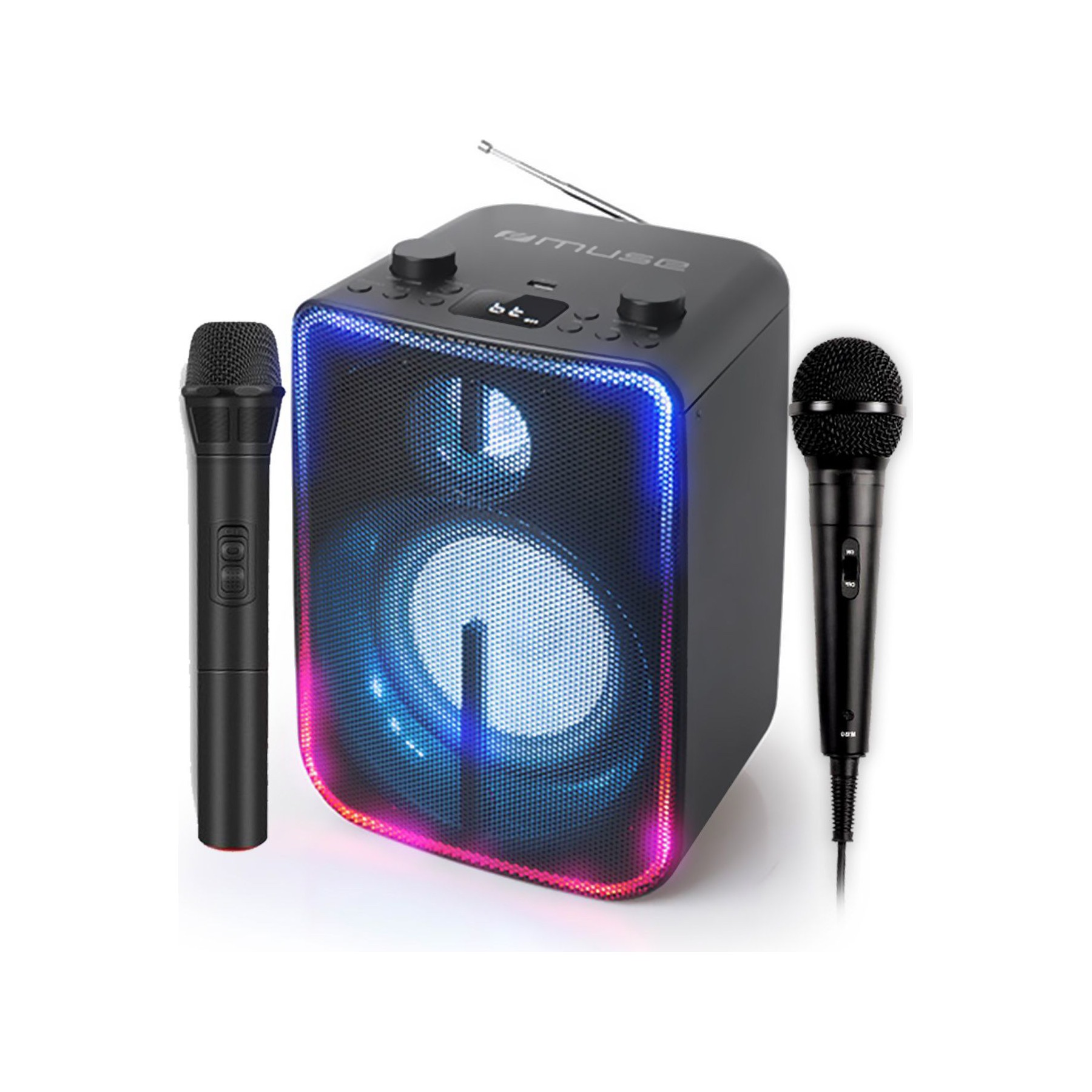 Enceinte nomade MUSE M-1802DJ-micro sans fil
