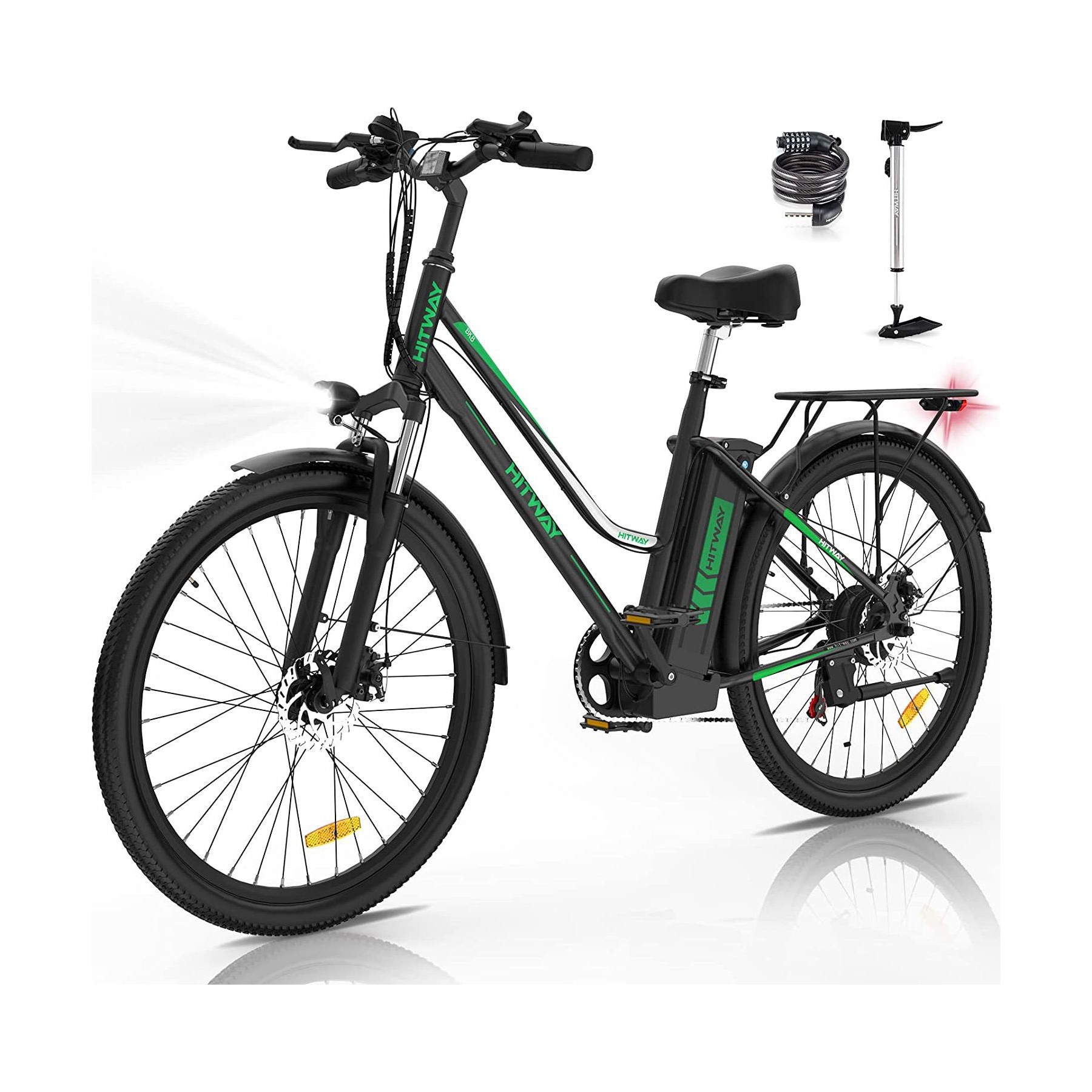Vélo électrique HITWAY HITWAY Vélo électrique 26" VAE Noir