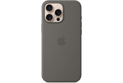 Coque APPLE iPhone 16 Pro Max Gris sidéral MagSafe silic