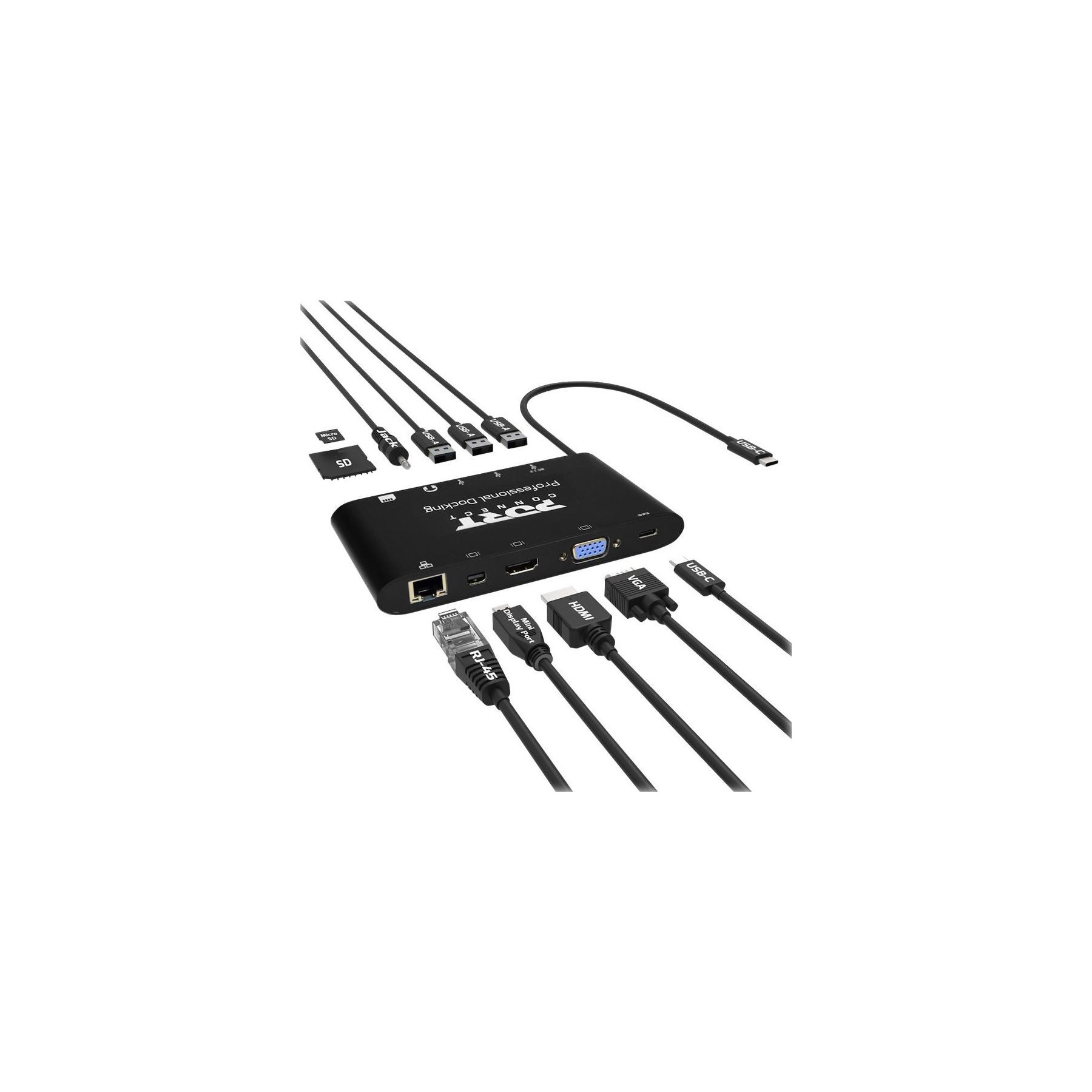 Hub PORT DESIGN Mobile 4K USB-C pour 9 périphériques Noi
