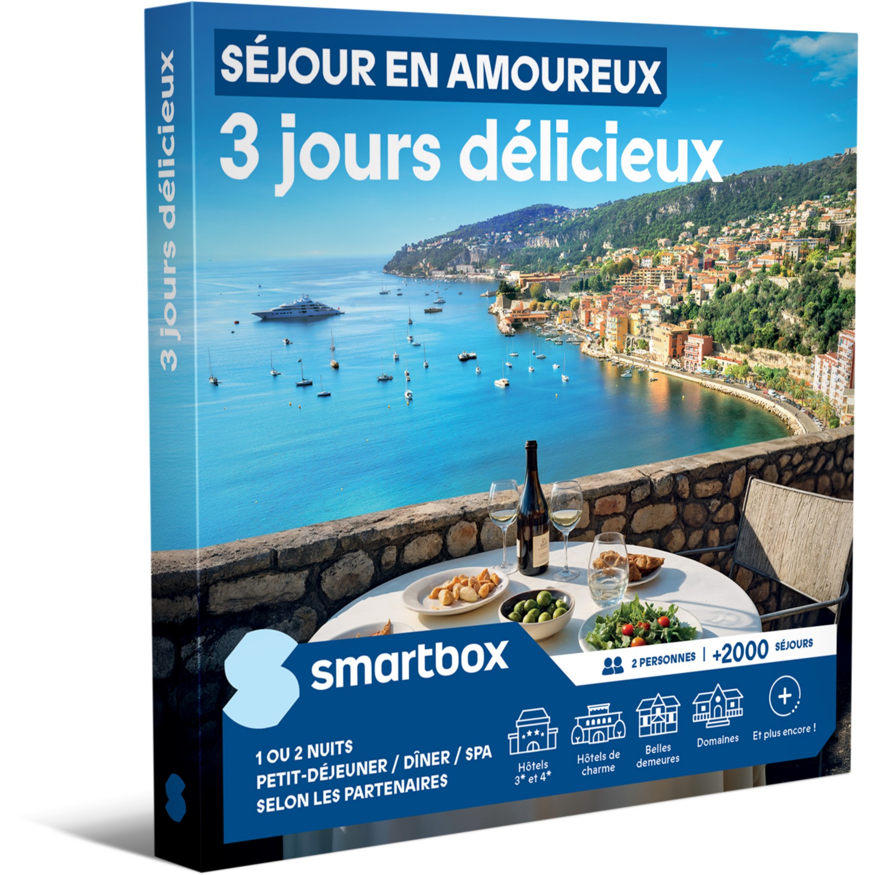 Coffret cadeau SMARTBOX Séjour en amoureux  - 3 jours délicieux