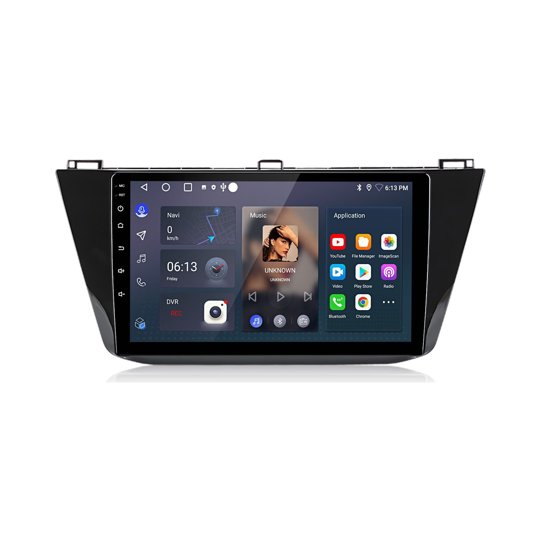 Autoradio connecté JUNSUN pour VW Tiguan 2016-2020 64G Carplay