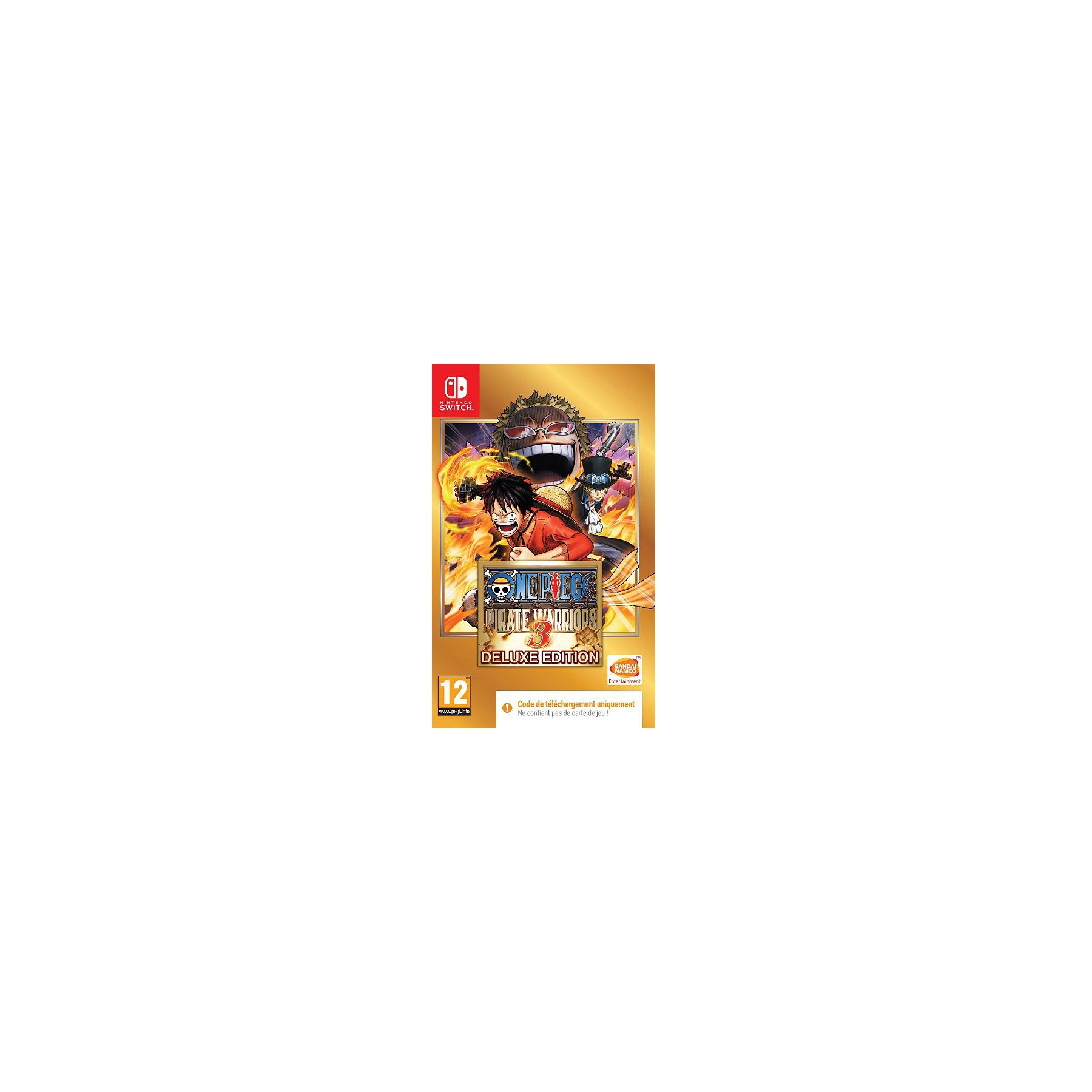 Jeu Switch NAMCO One Piece Pirate W. 3 Code à l'intérieur