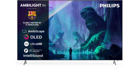 TV OLED PHILIPS 65OLED801 (2026) 65" (164 cm) 4K Ultra HD - Expérience Cinéma & Gaming, 120Hz, Ambilight, Smart TV