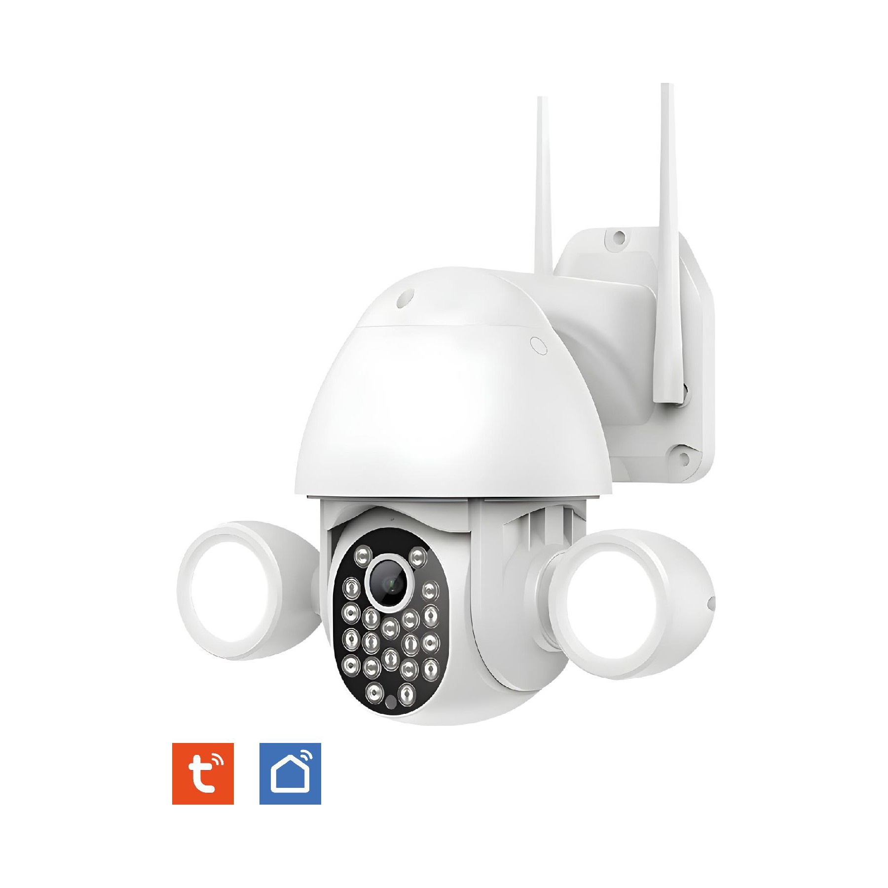 Caméra de sécurité KYF Wifi Rotative 5Mp 2 phares LED