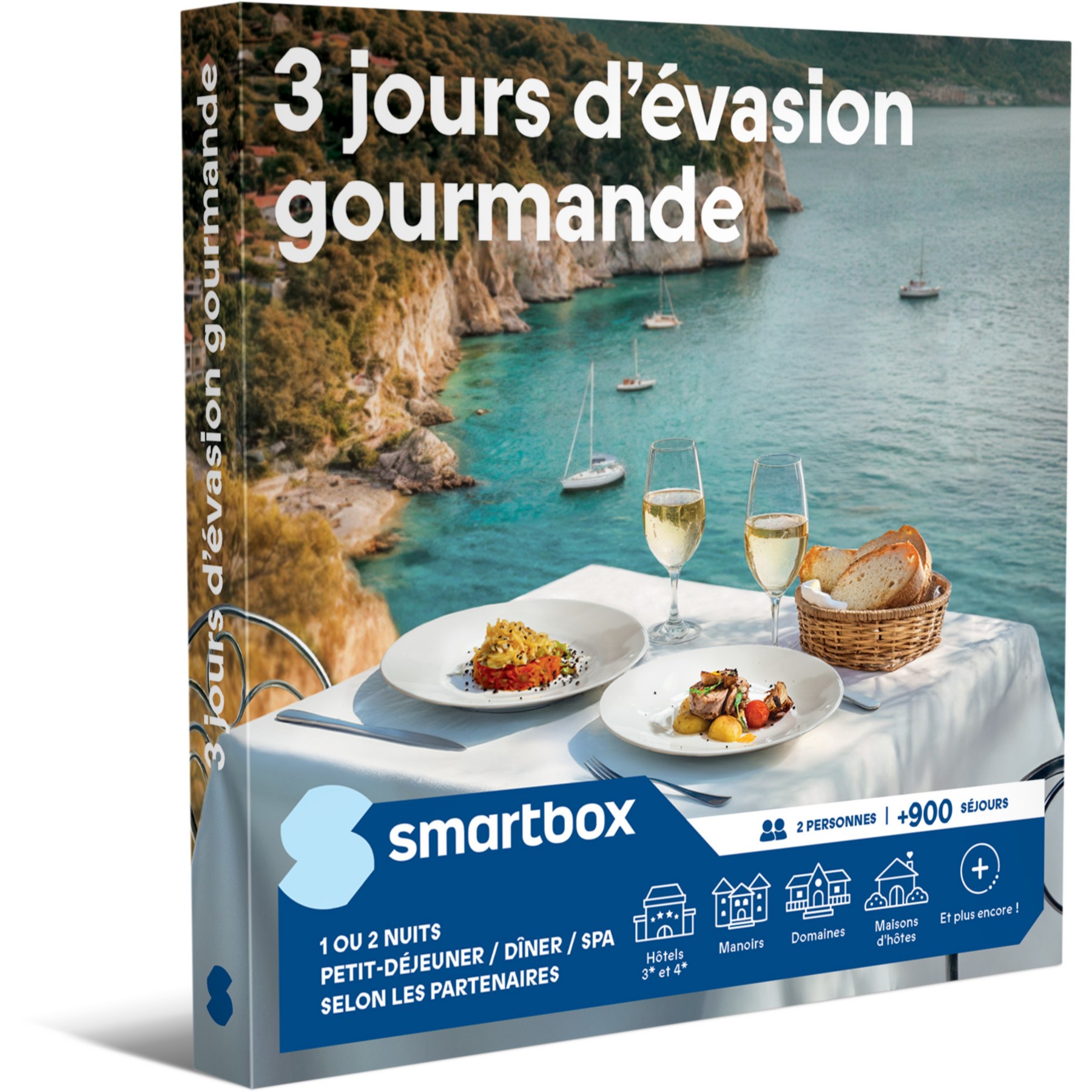 Coffret cadeau SMARTBOX 3 jours d'évasion gourmande