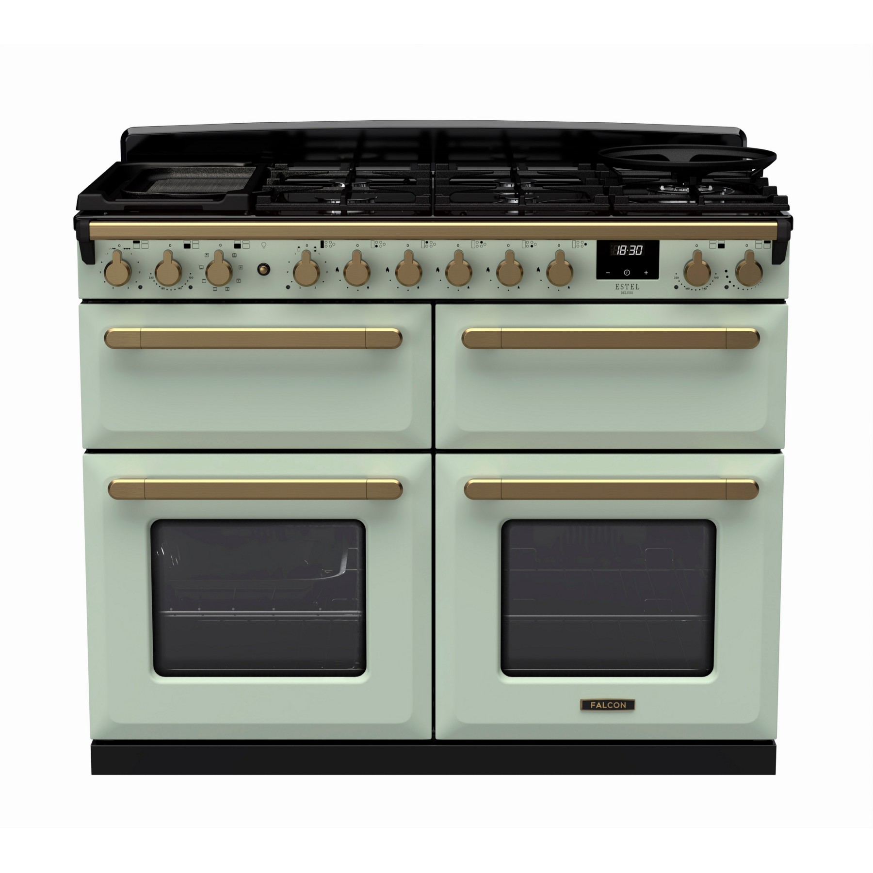 Piano de cuisson mixte FALCON ESTEL DELUXE BC TAB MIX 110 CM VERT PAST