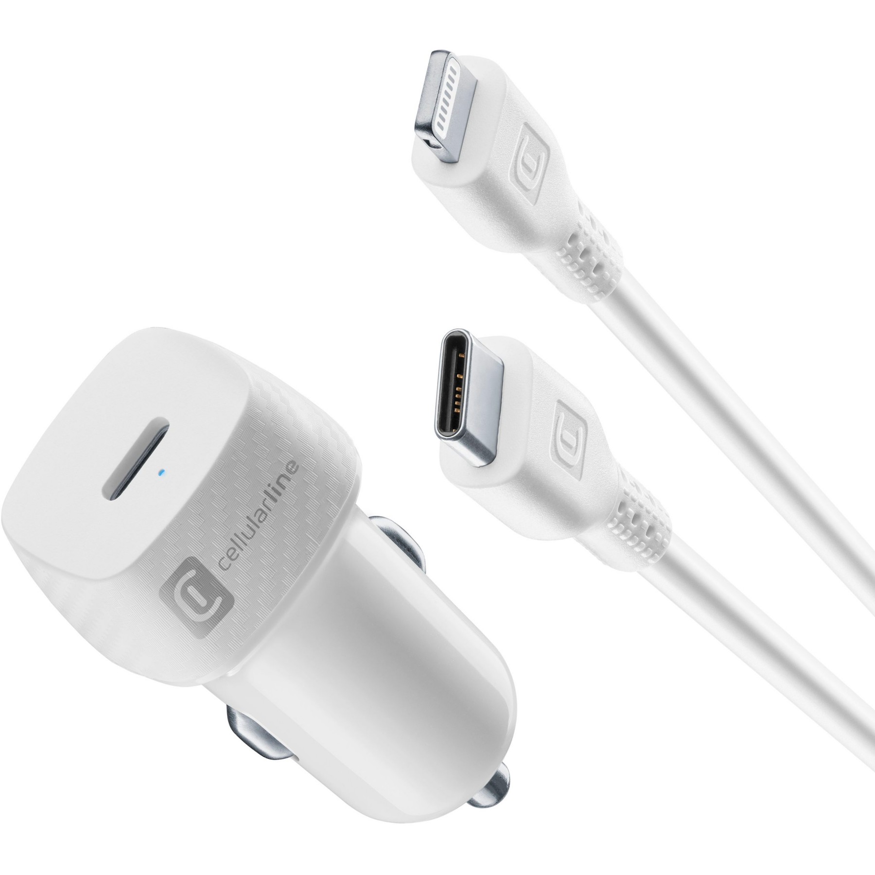 Chargeur allume cigare CELLULARLINE kit 25W (chargeur et cable) USB-C vers M