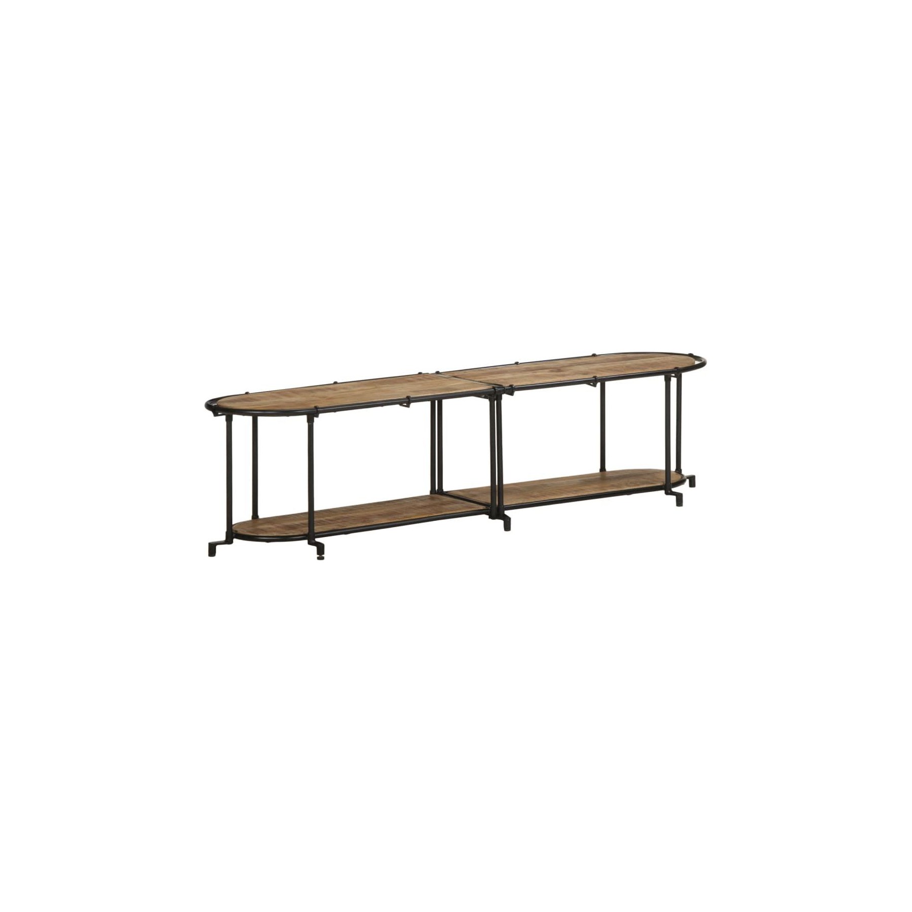 Meuble TV HELLOSHOP26 Meuble TV design industriel grand espace