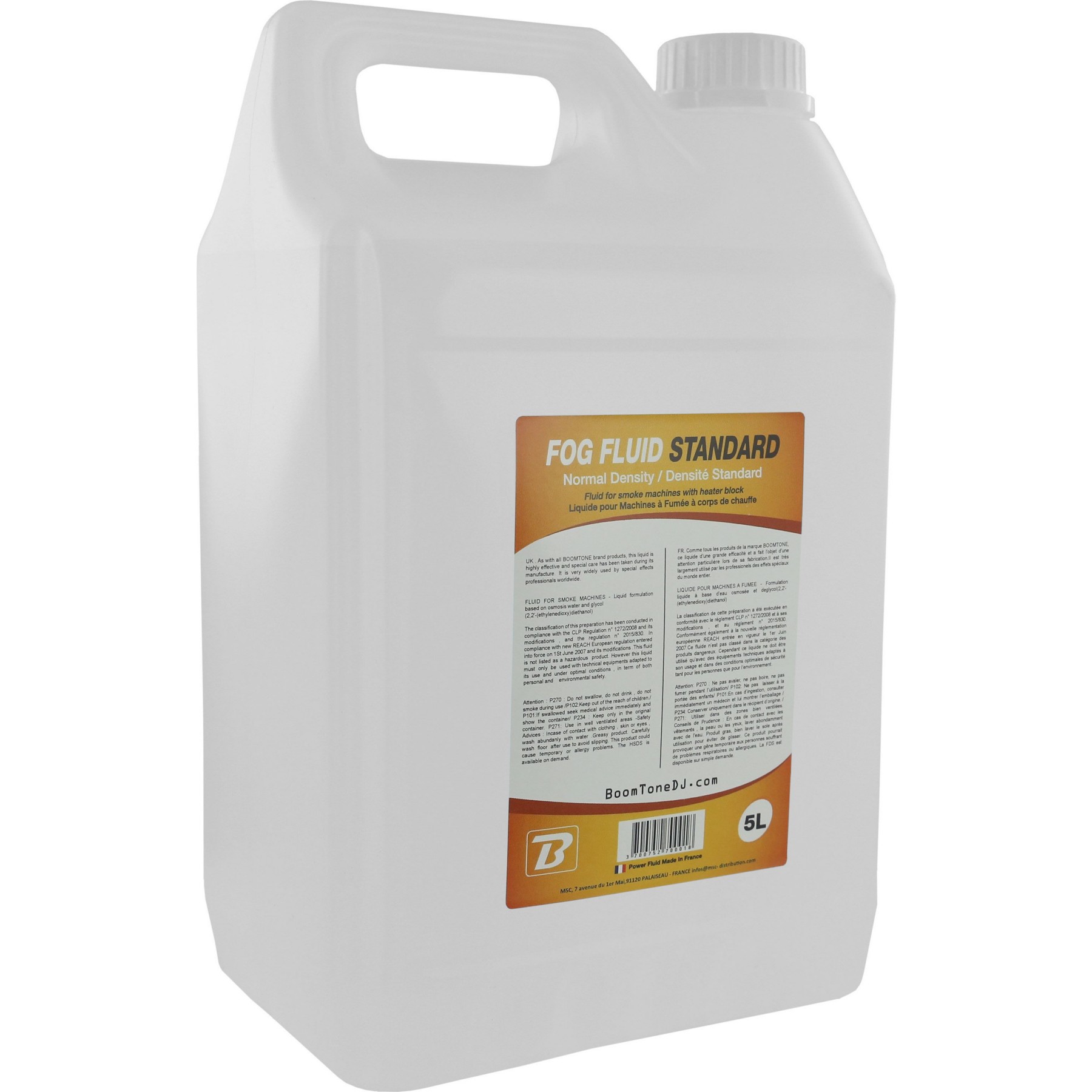 Liquide à fumée BOOMTONEDJ BOOFOGFLUIDSTD5L