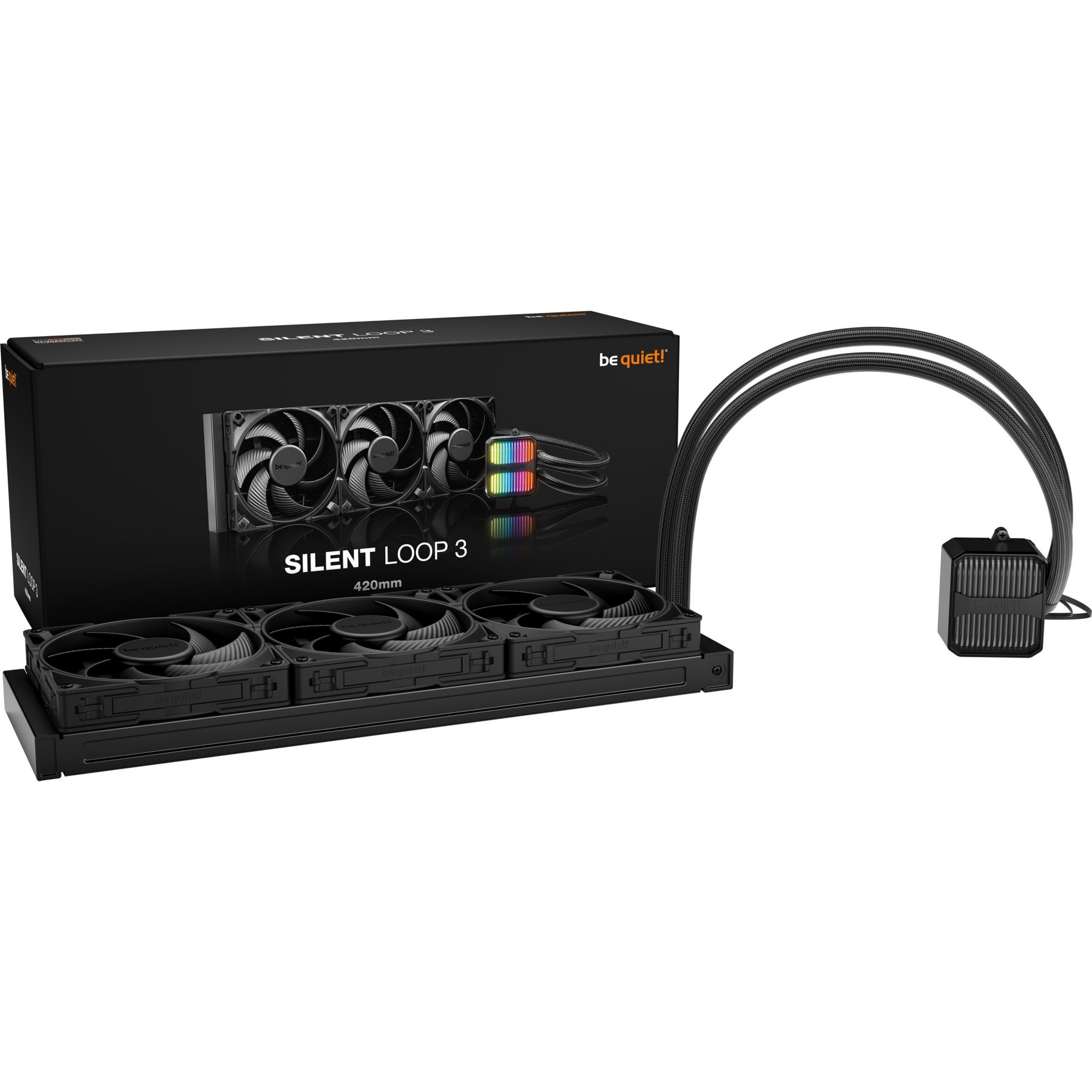 Kit de refroidissement BEQUIET Silent Loop 3 - 420 mm Noir