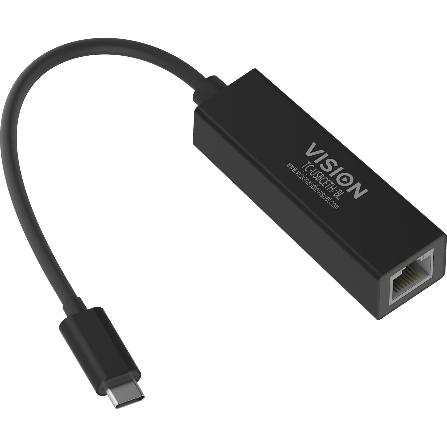 Hub USB C VISION TC-USBCETH/BL