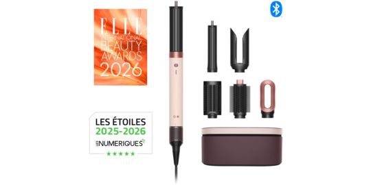 Fer multistyle DYSON Airwrap Co-anda 2x Cheveux raides à ondulés Rose Céramique