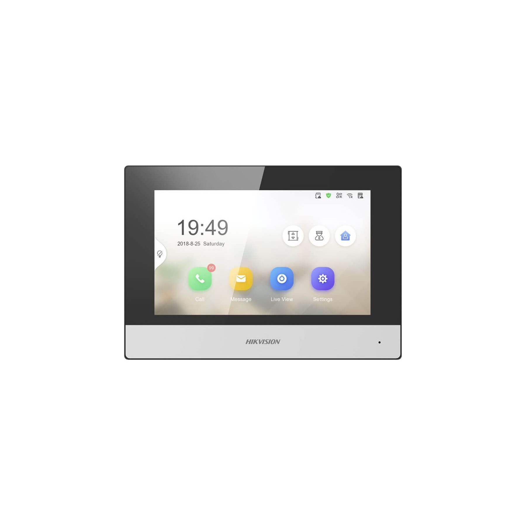 Visiophone HIKVISION Moniteur vidéo IP 7' - DS-KH6320-WTE1