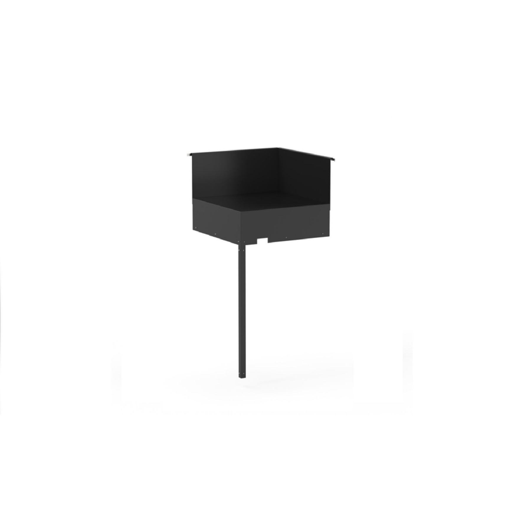 Meuble de cuisine extérieure FORGE ADOUR ANGLE NOIR SAAFN