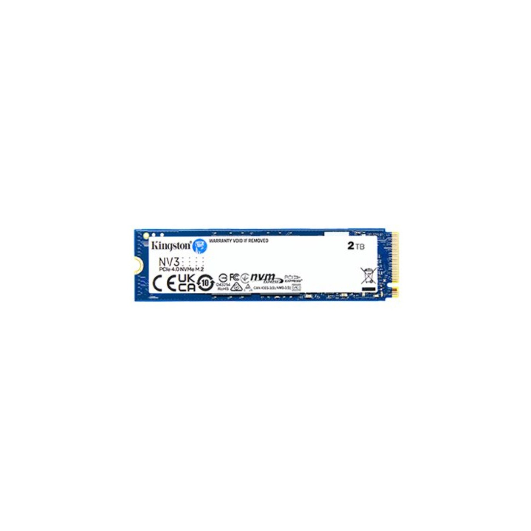 Disque SSD interne KINGSTON 2To NV3 M.2 2280 PCIe 4.0 NVMe