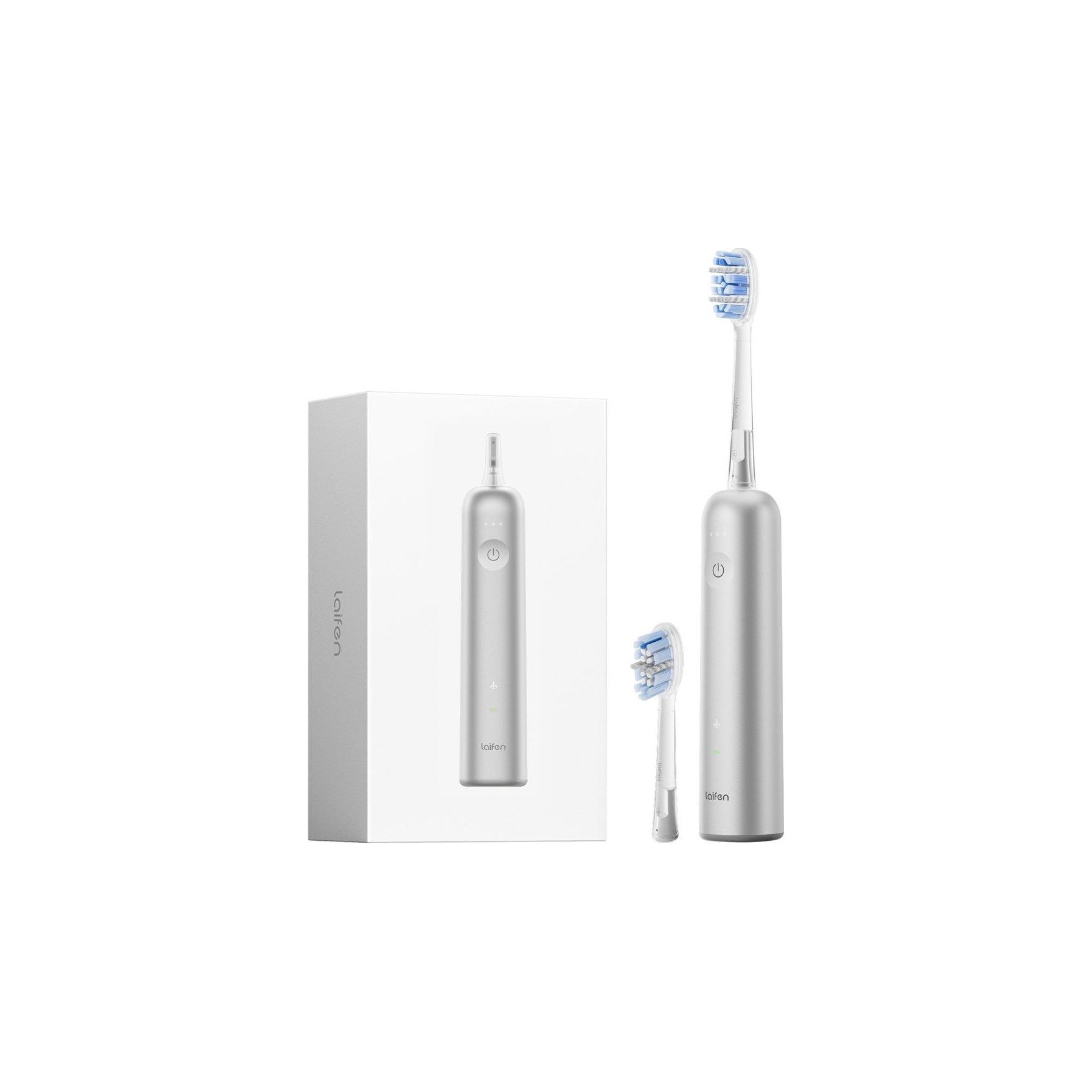 Brosse à dents électrique LAIFEN Wave Pro Alu brossé - Silver