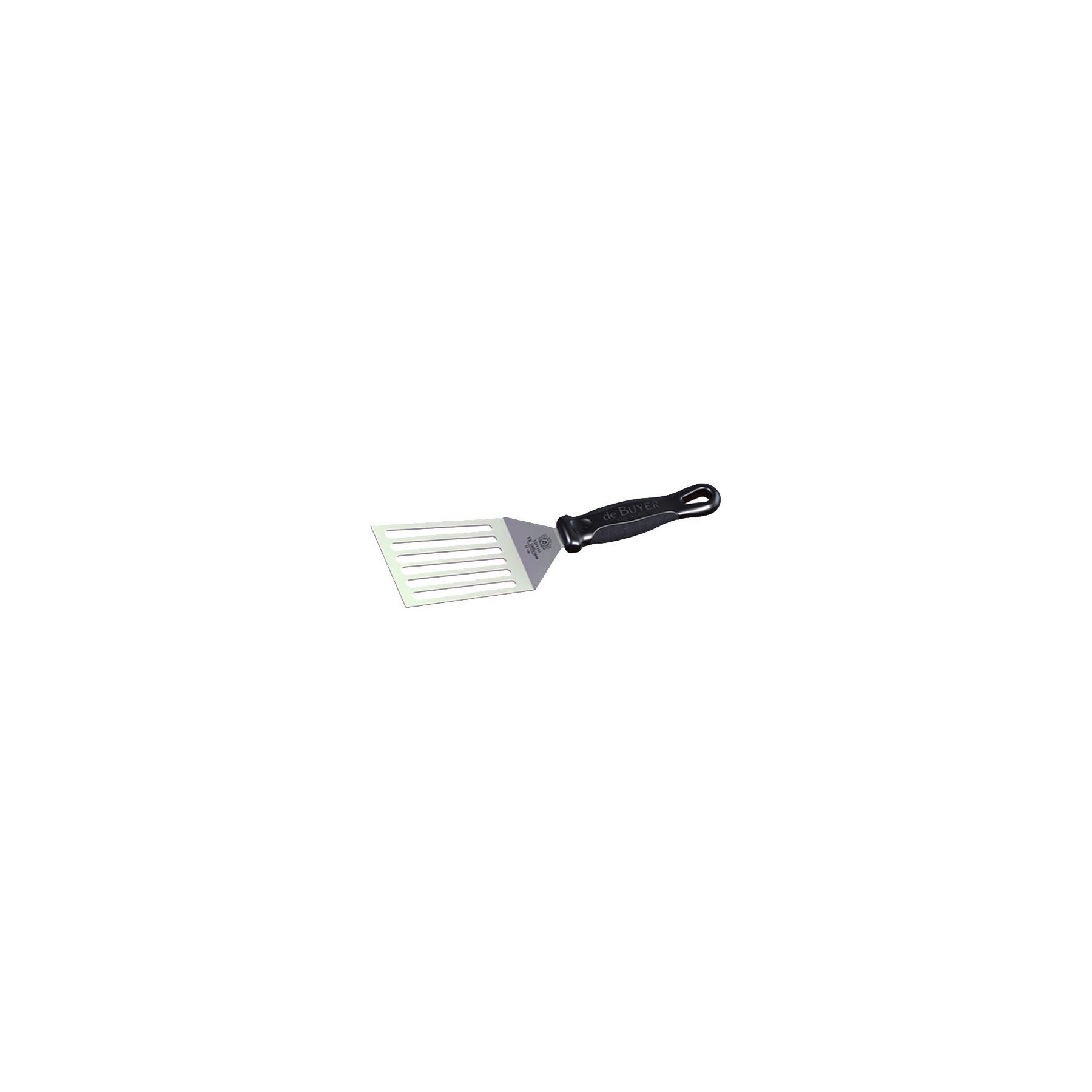Pelle DE BUYER Pelle coudée ajourée 12cm