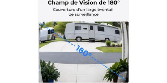 Sonnette connectée REOLINK D340W Noir