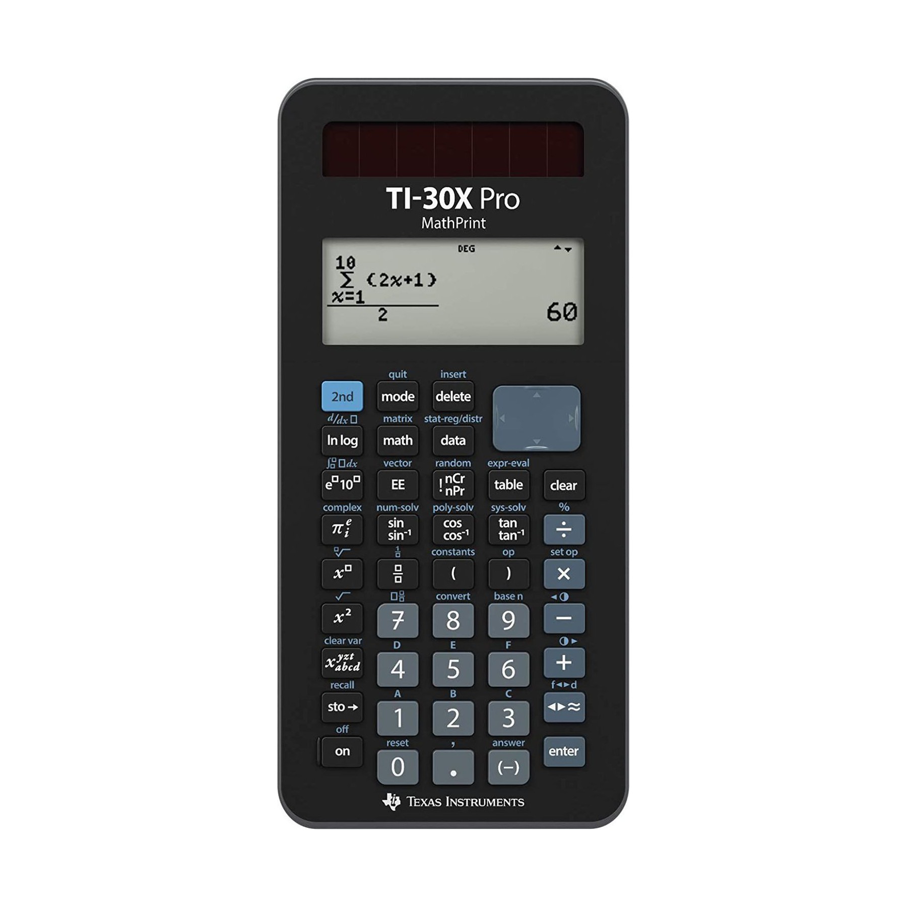 Calculatrice standard TEXAS INSTRUMENTS Texas Instruments TI 30X Pro MathPrint
