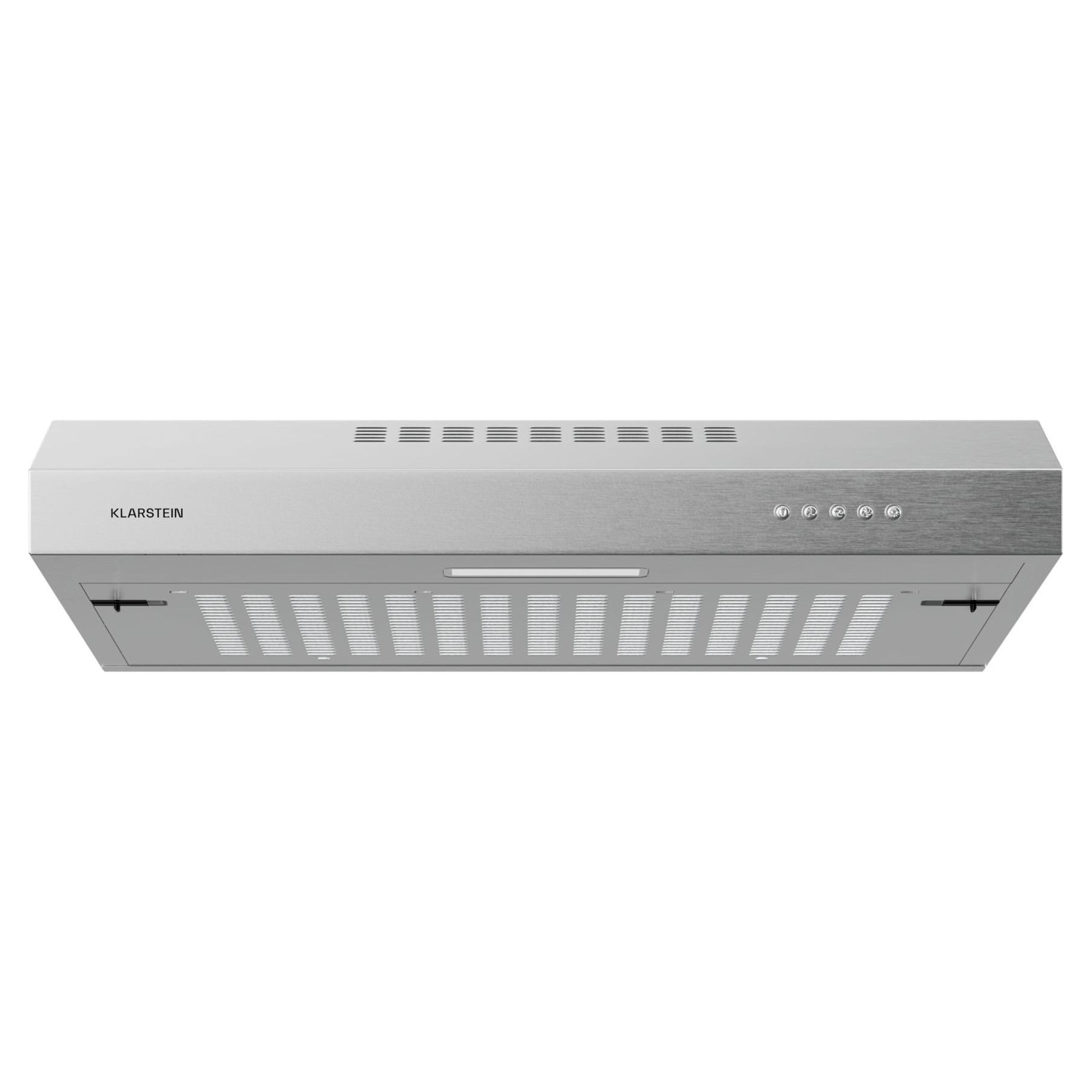 Hotte casquette KLARSTEIN SlimVent 60 cm 200 m³/h 52 dB LED Inox
