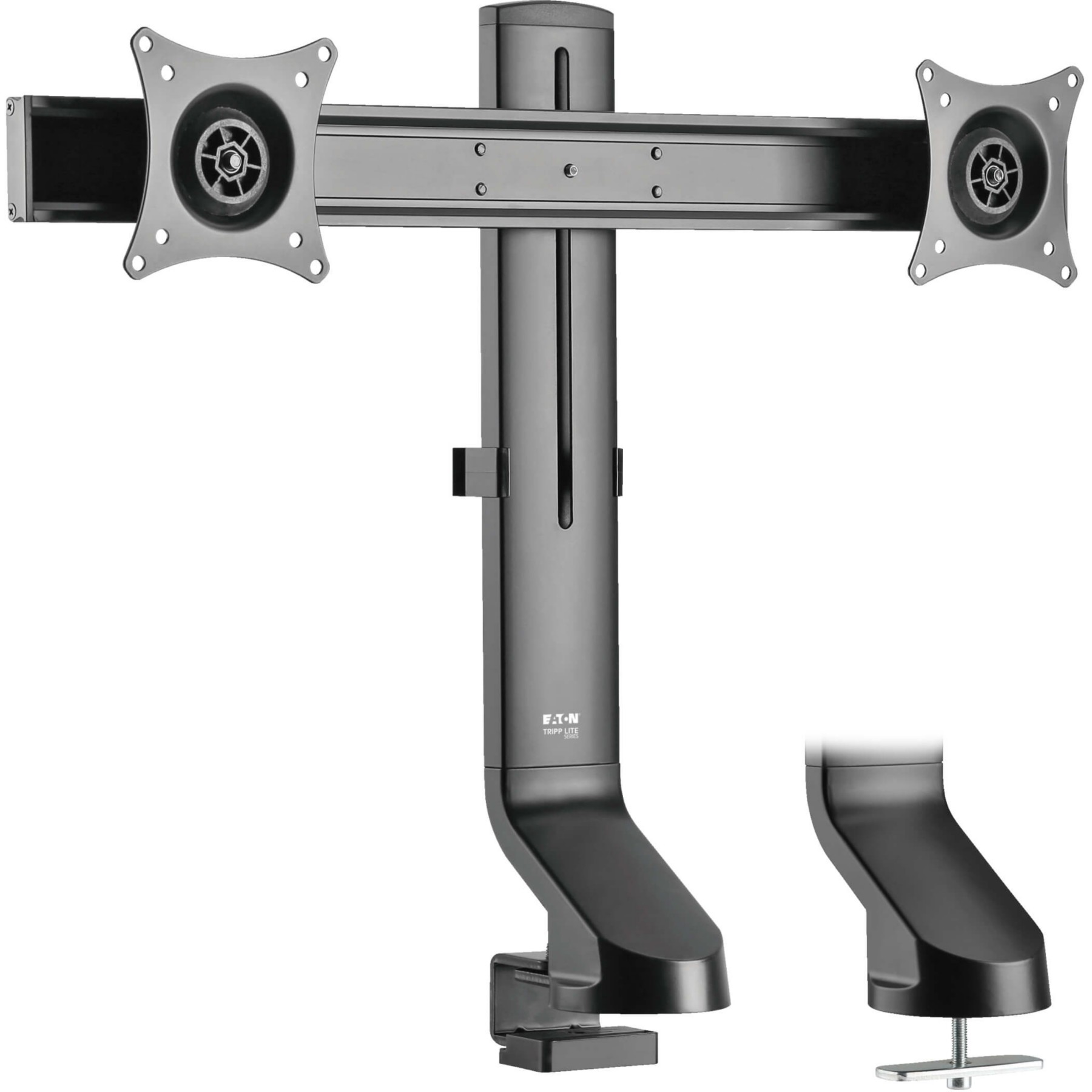 Support ordinateur portable EATON 2 écrans réglage vertical et bras acier