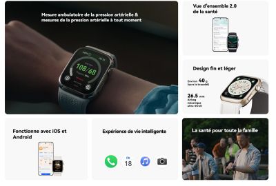 Montre connectée HUAWEI Watch D2 Cuir Blanc
