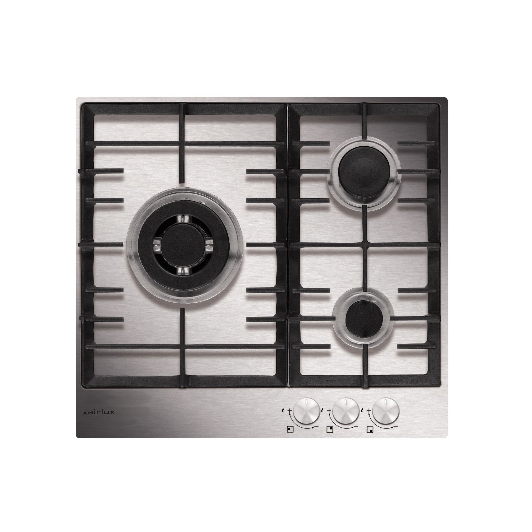 Plaque gaz AIRLUX INOX AT635HIX