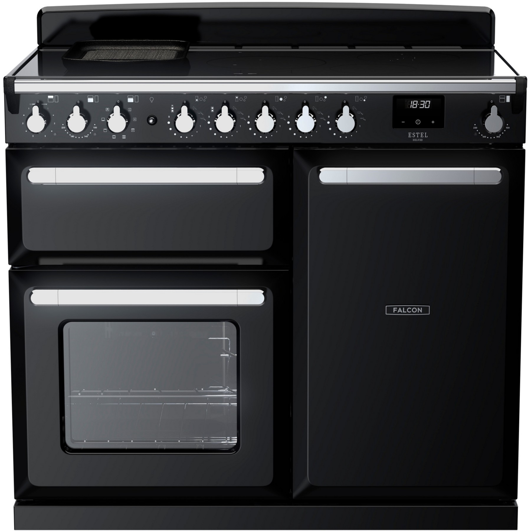 Piano de cuisson induction FALCON ESTEL DELUXE TAB IND 100 CM NOIR BRILLAN