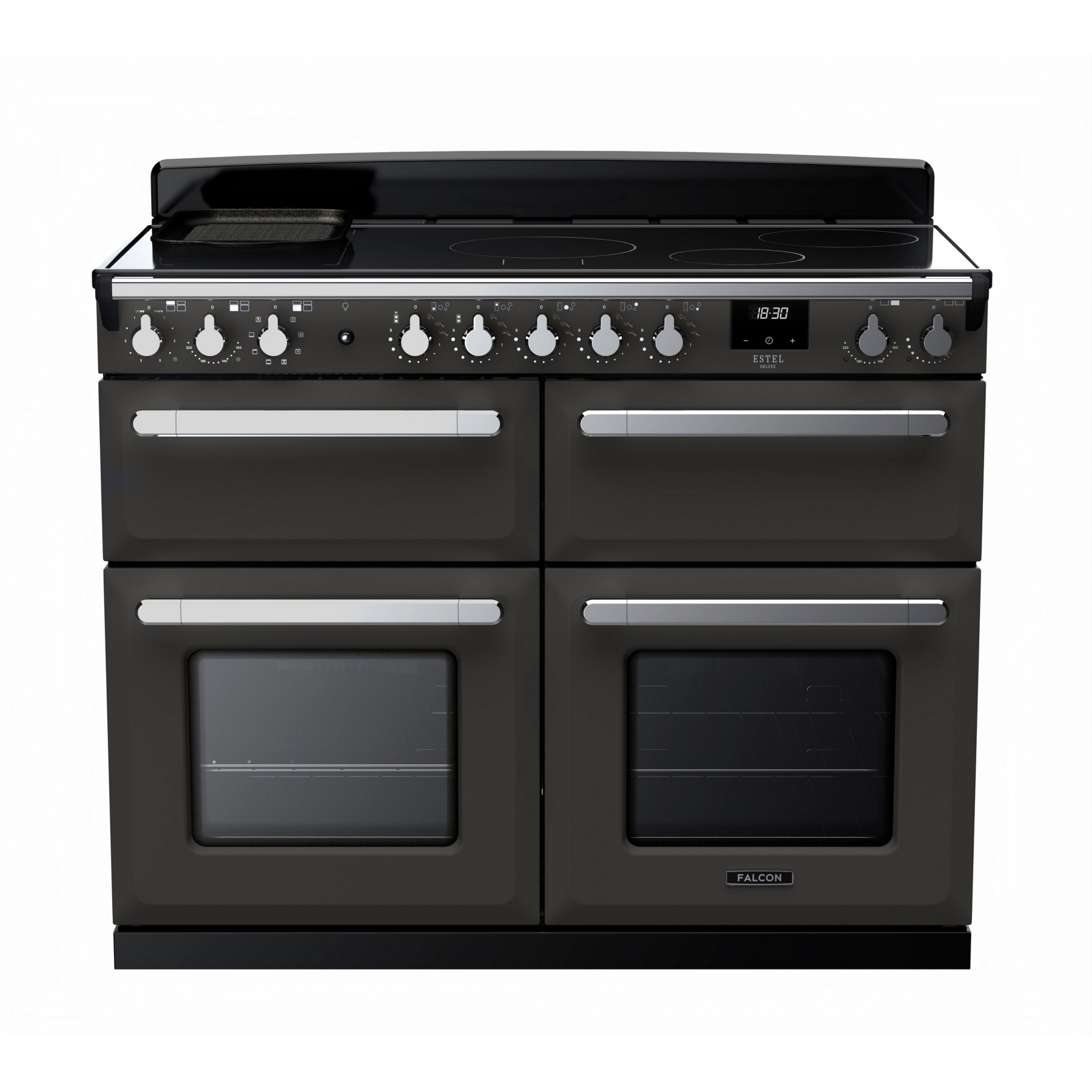 Piano de cuisson induction FALCON ESTEL DELUXE BCTAB IND 110 CM ARDOISE CH