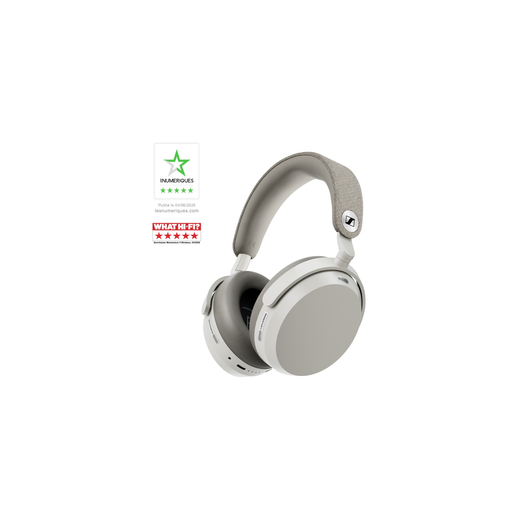 Casque SENNHEISER Momentum 5 Blanc
