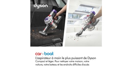 Accessoires spécialisés et mini brosse motorisée Dyson