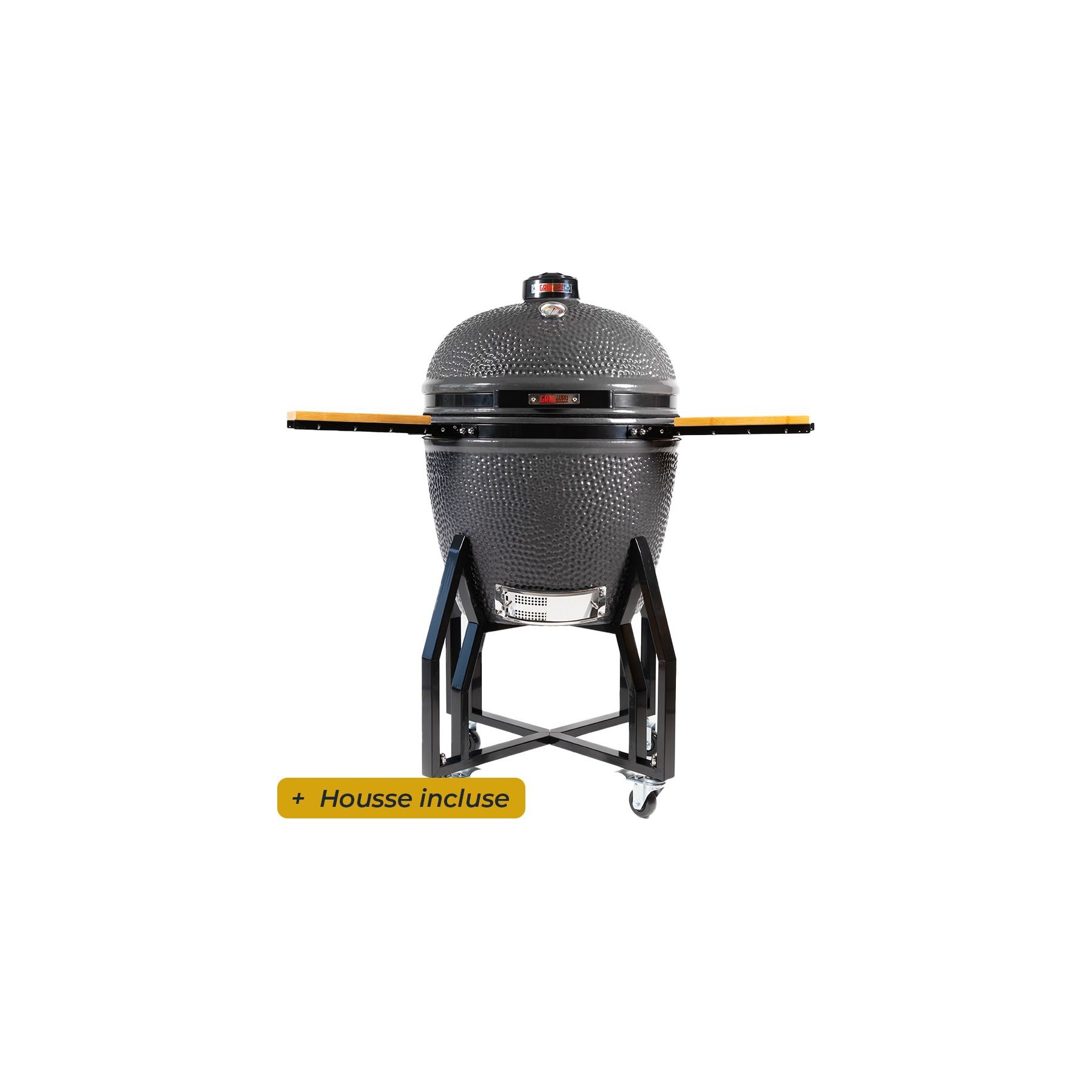 Barbecue charbon GRILL GURU GGO220 	Original XL gris sur chariot 56.5 cm