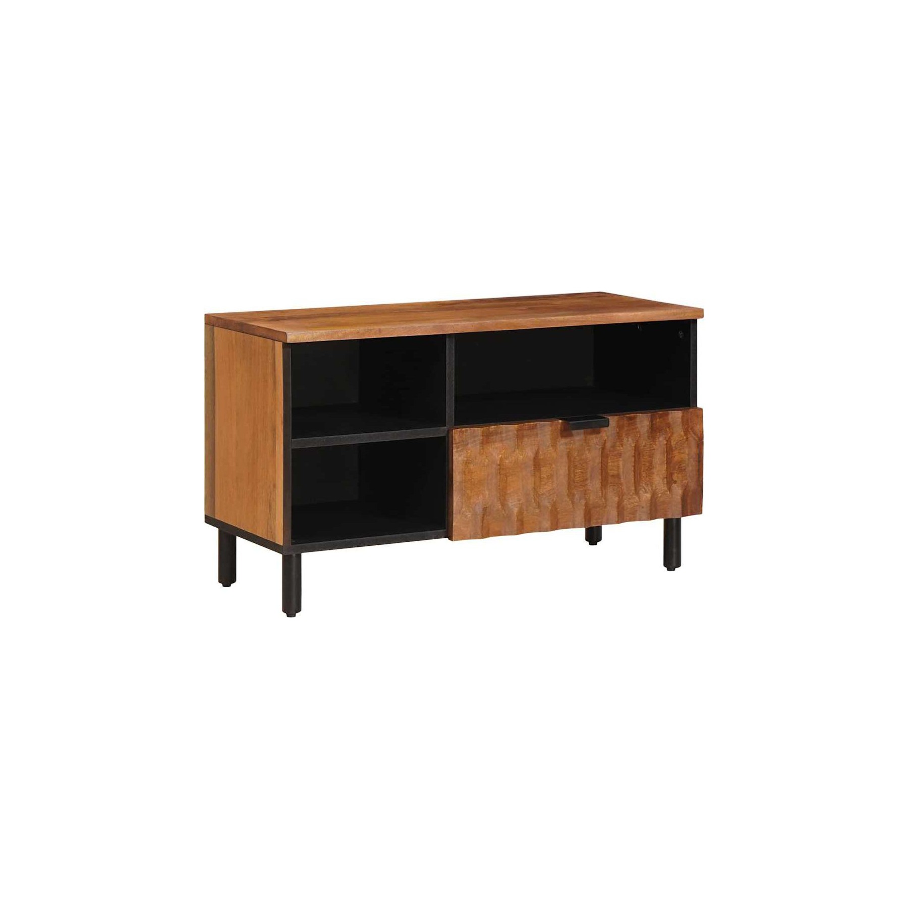 Meuble TV HELLOSHOP26 Meuble TV moderne avec tiroir 80 x 33 x