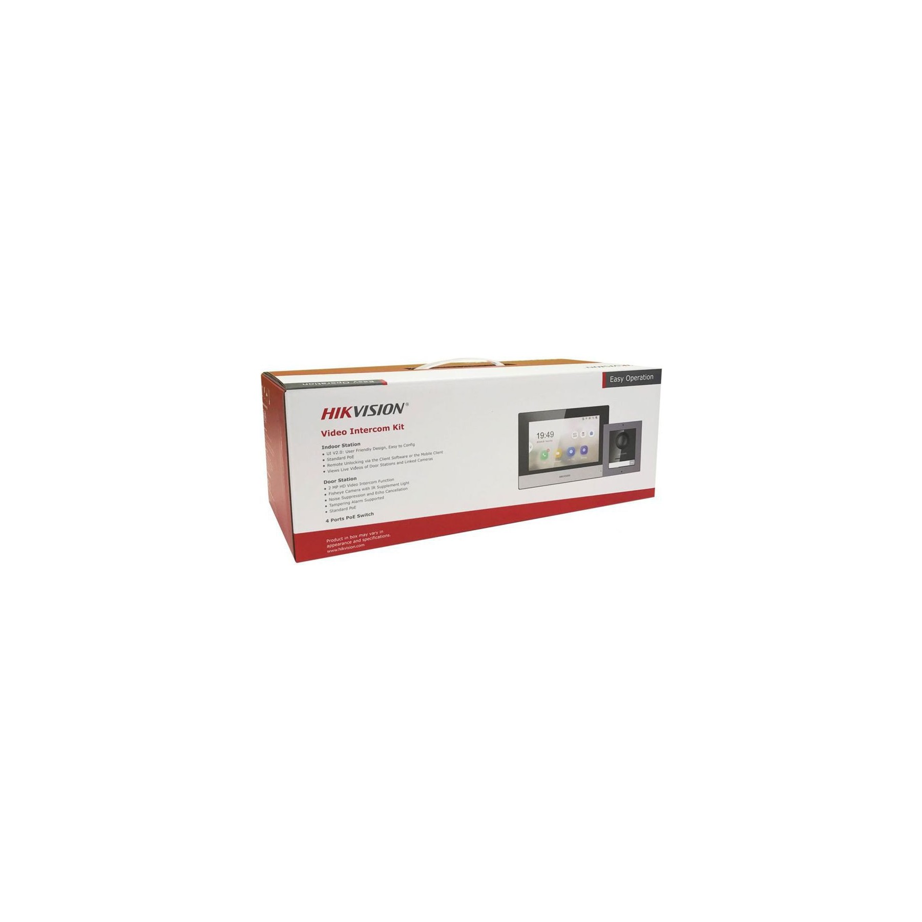 Interphone HIKVISION Kit interphone vidéo couleur connecté