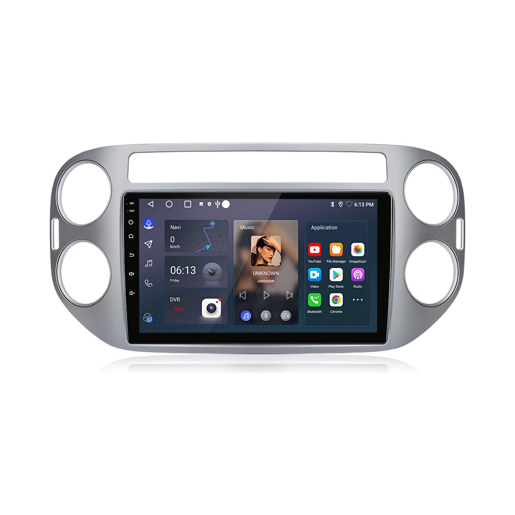 Autoradio connecté JUNSUN pour VW Tiguan 2007-2016 128G Carplay