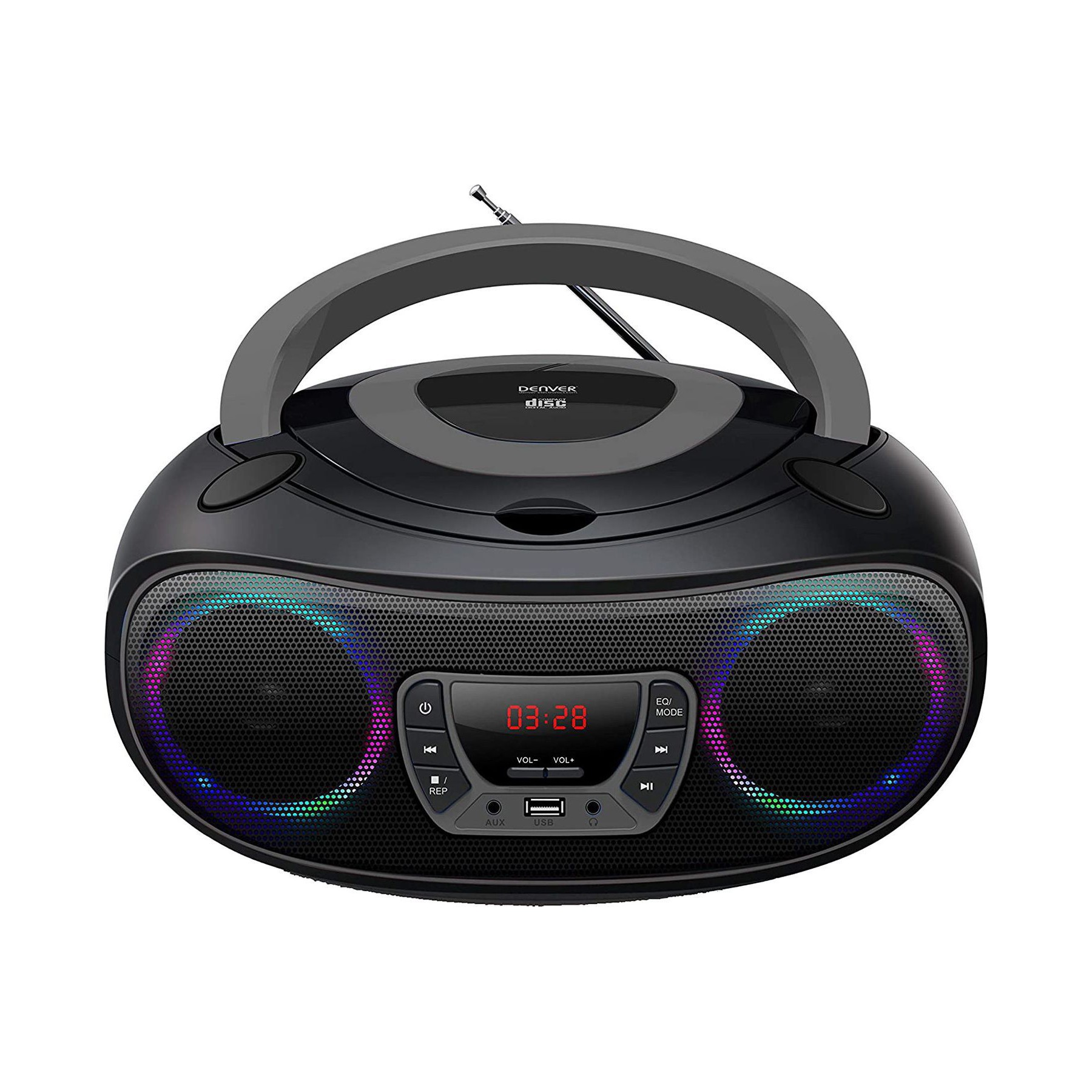 Lecteur CD DENVER Denver TCL-212BT GREY Lecteur de CD Port