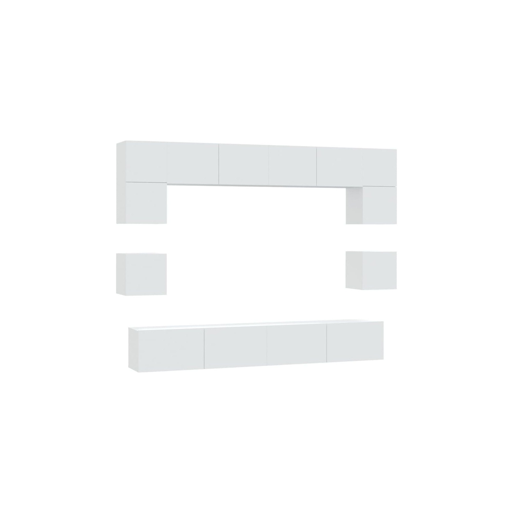 Meuble TV HELLOSHOP26 Ensemble de meubles armoire buffet TV té