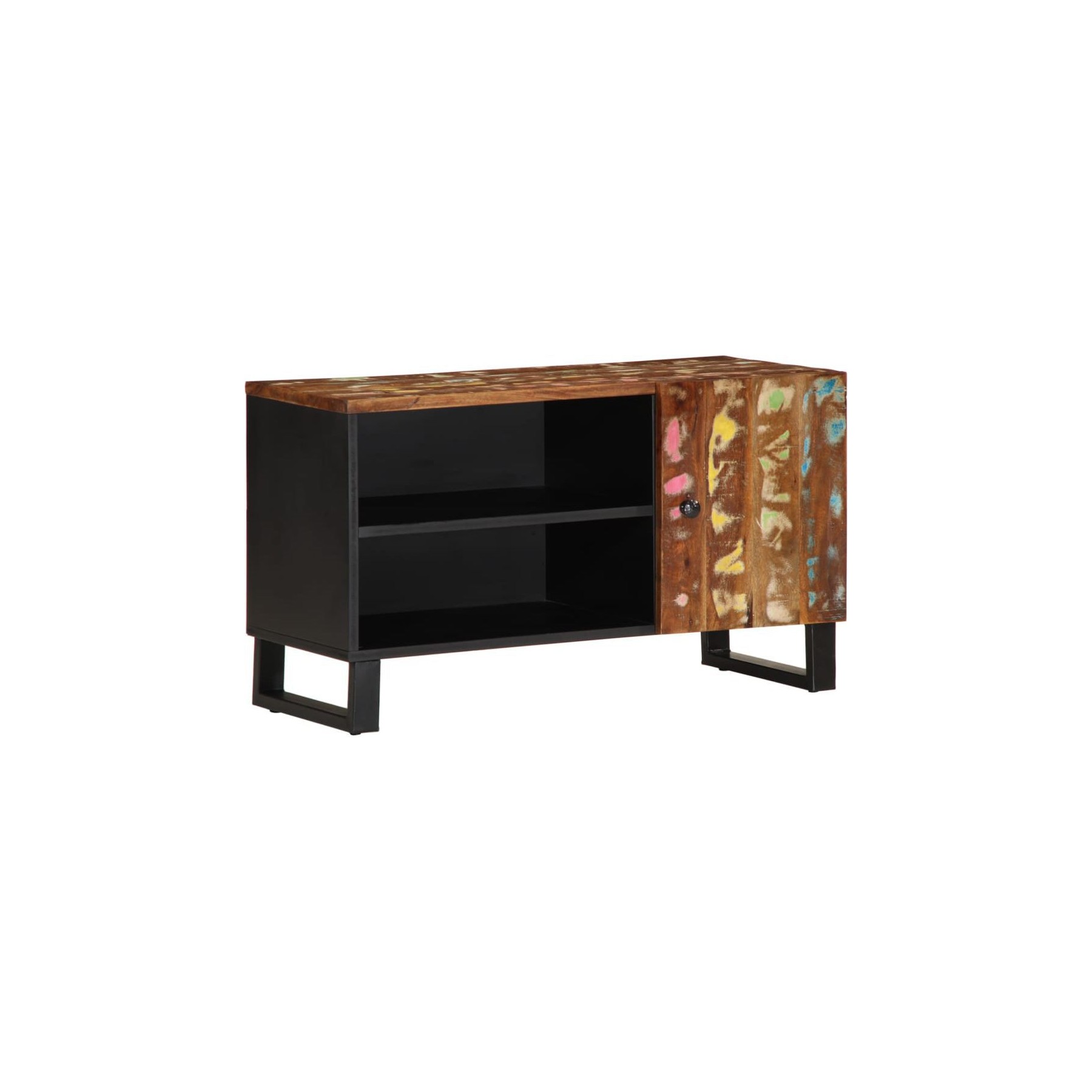 Meuble TV HELLOSHOP26 Meuble TV multimédia étagère télévision