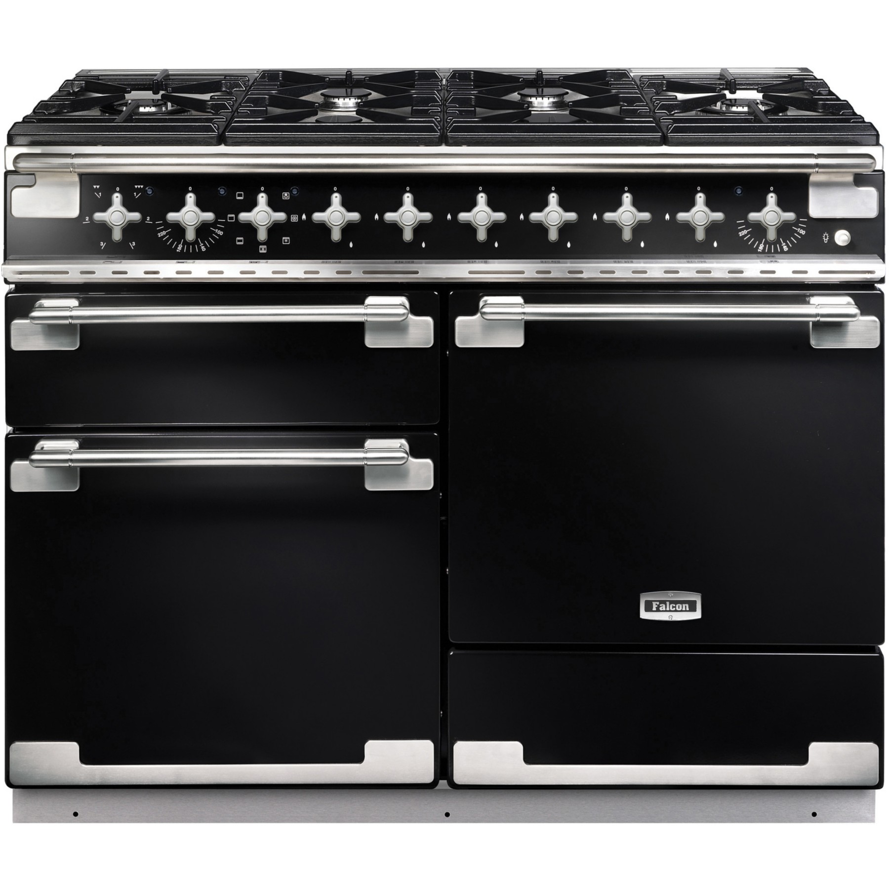 Piano de cuisson gaz FALCON ELISE110 NOIR BRILLANT