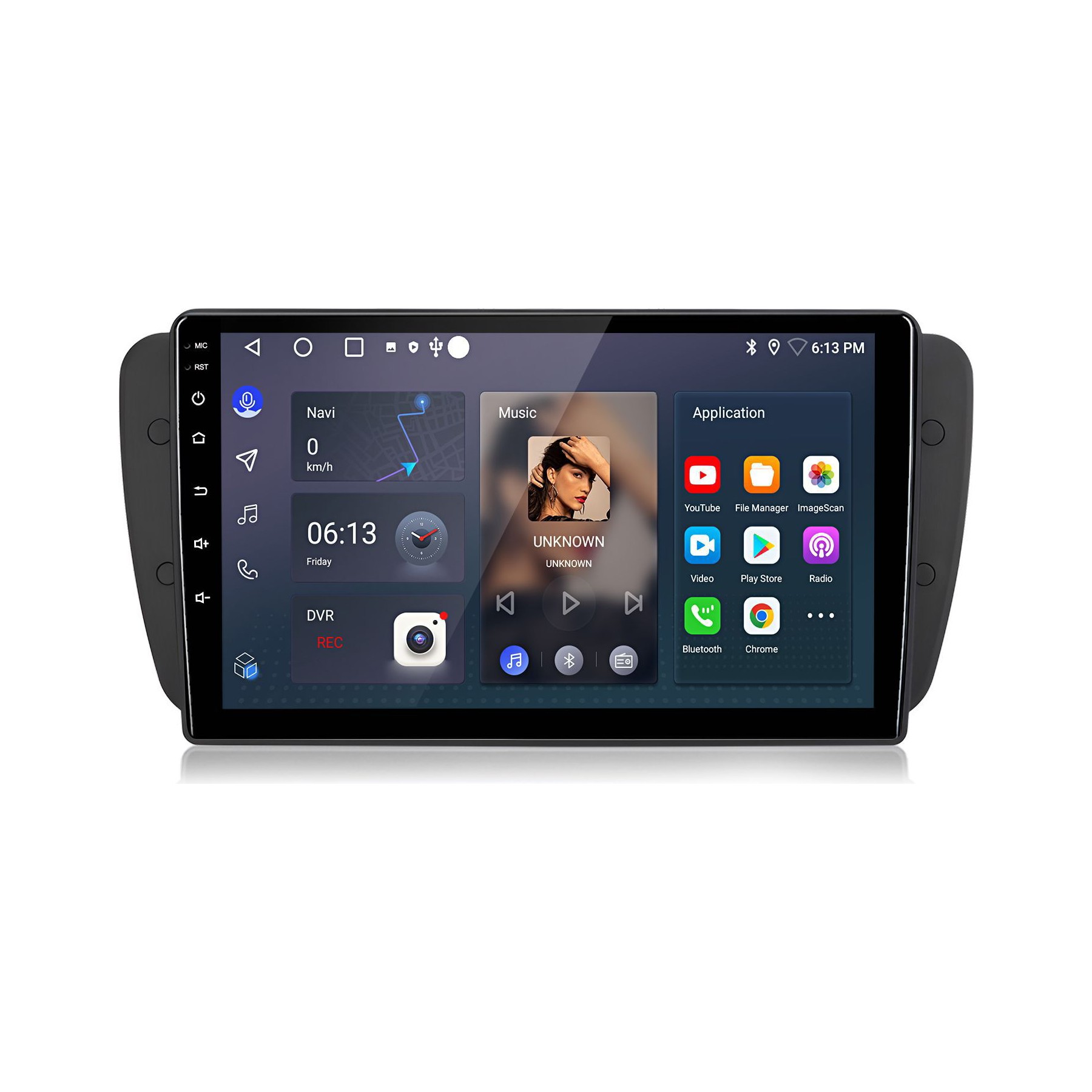 Autoradio connecté JUNSUN pour Seat Ibiza 2009-2013 2+64G Carplay