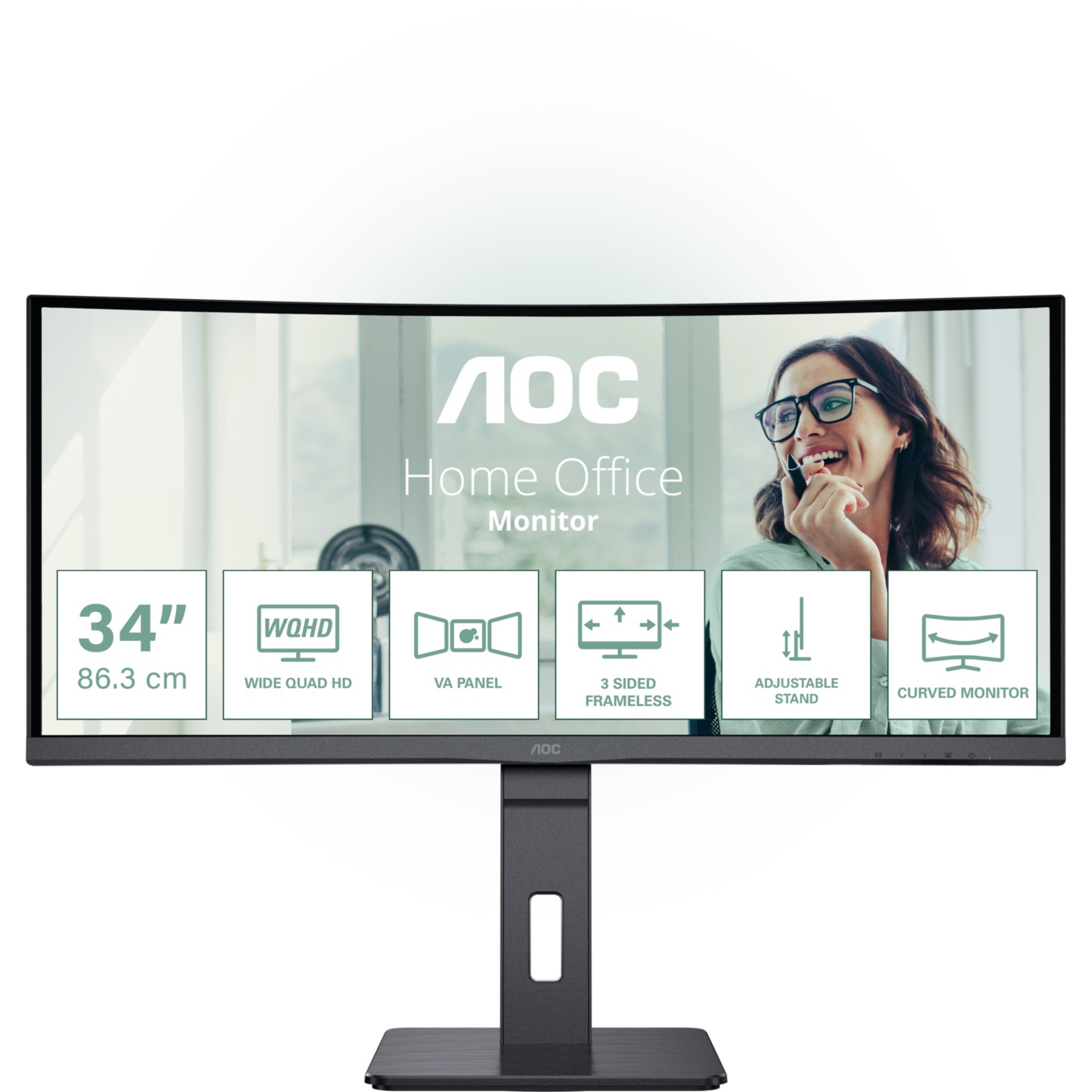 Ecran PC AOC CU34P3CV Incurvé 34''