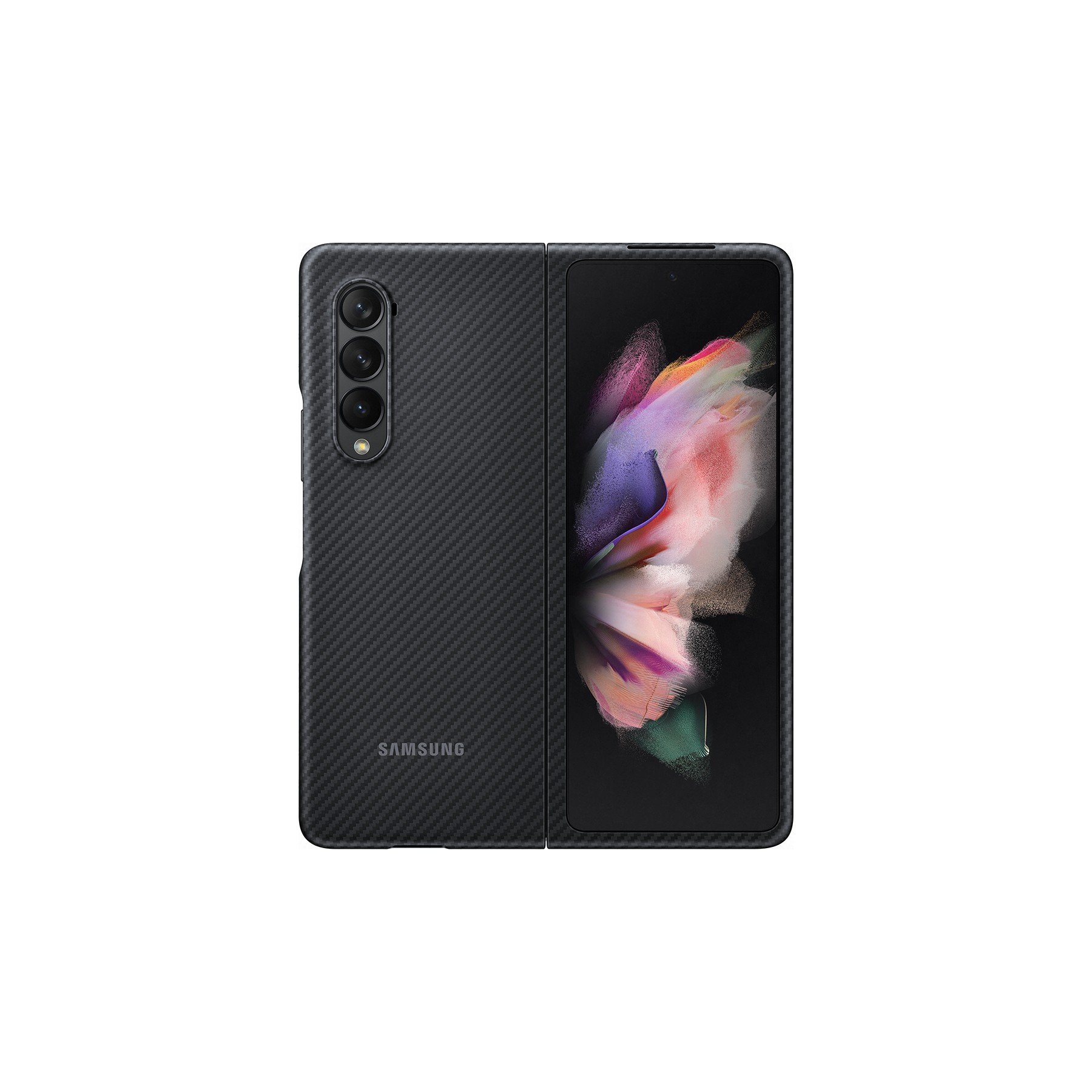 Coque SAMSUNG Z Fold 3 Aramid noir