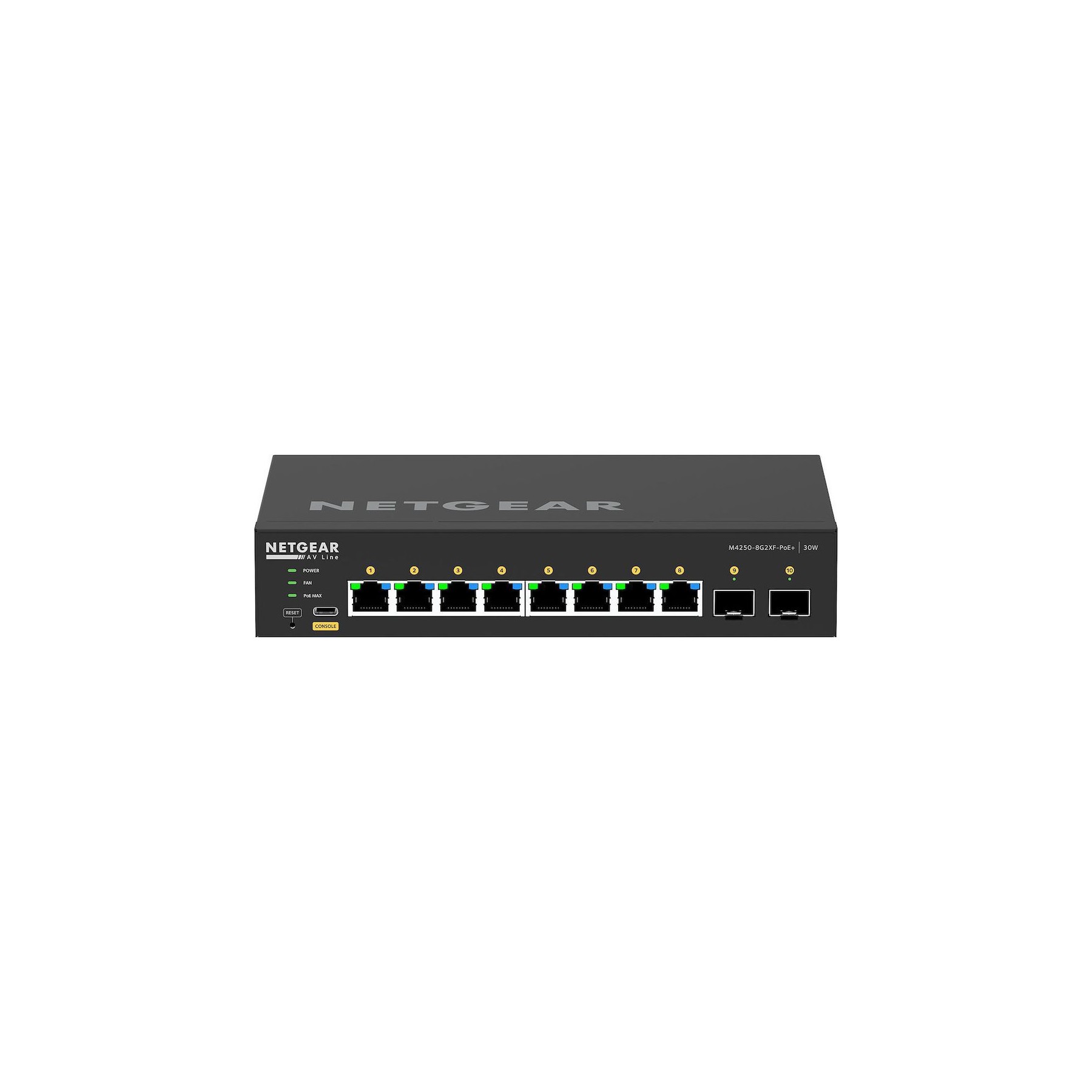 Switch ethernet NETGEAR Switch RJ45 Giga 8 Ports GSM4210PX-100