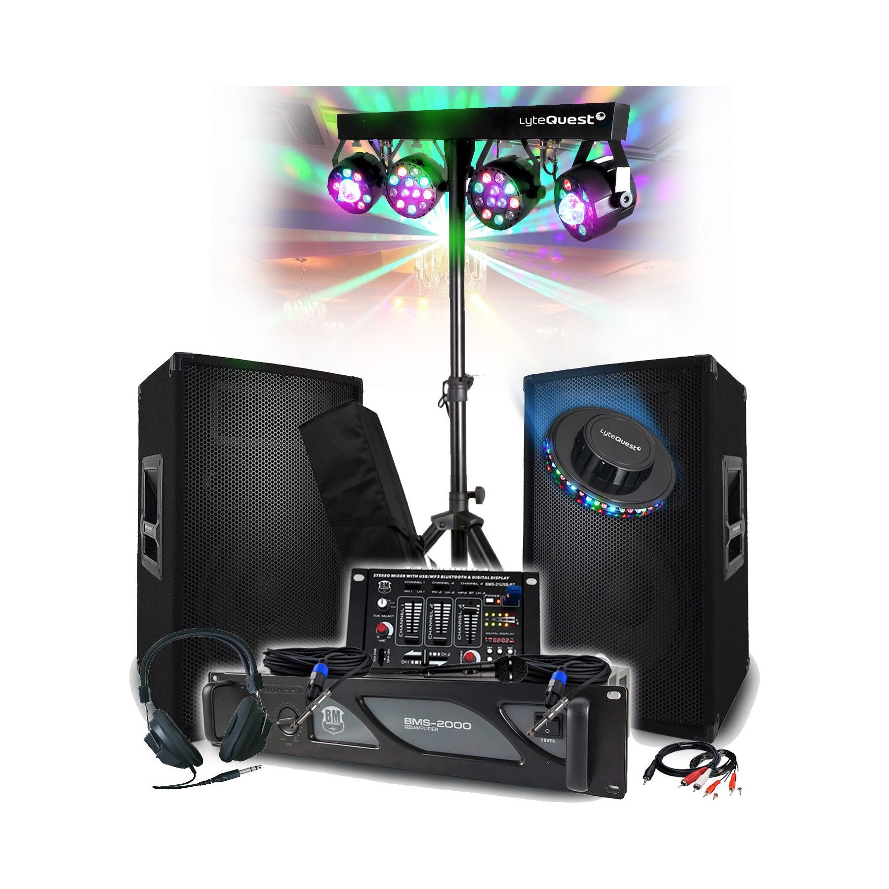 Pack sono BM SONIC Pack Sono complet 3200W BM SONIC Ampli 2