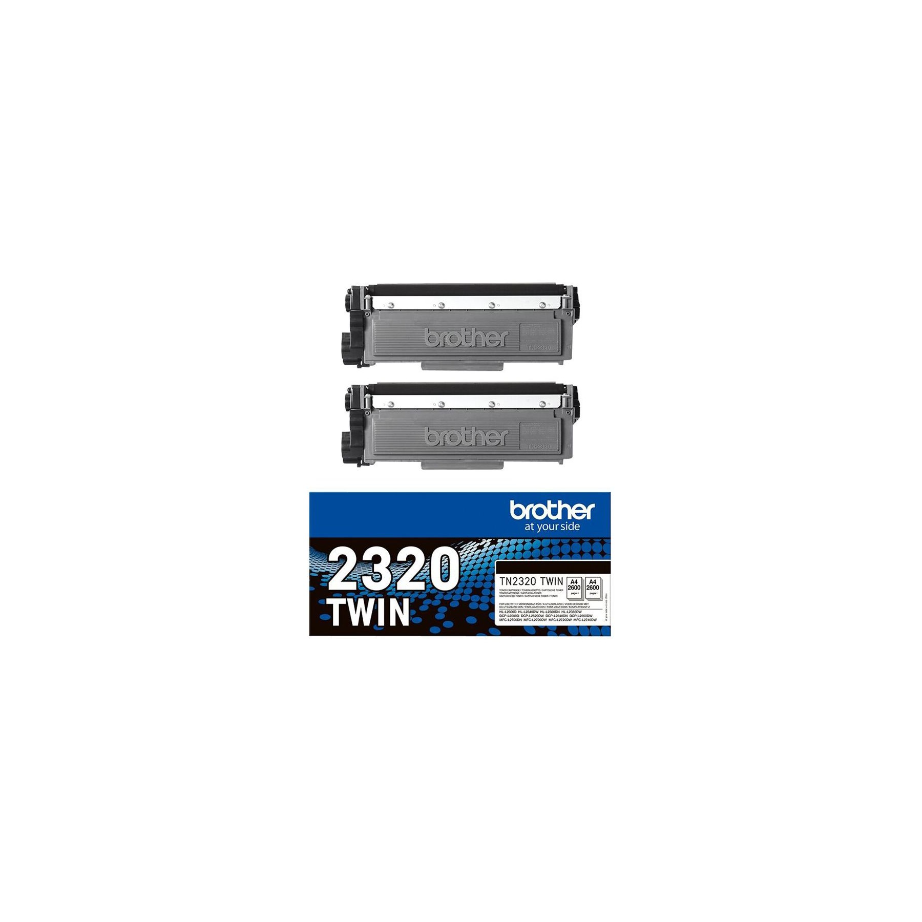 Cartouche d'encre BROTHER TN2320TWIN