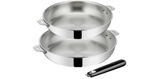 Poêle LAGOSTINA Esperta triply 2 pcs + poignee